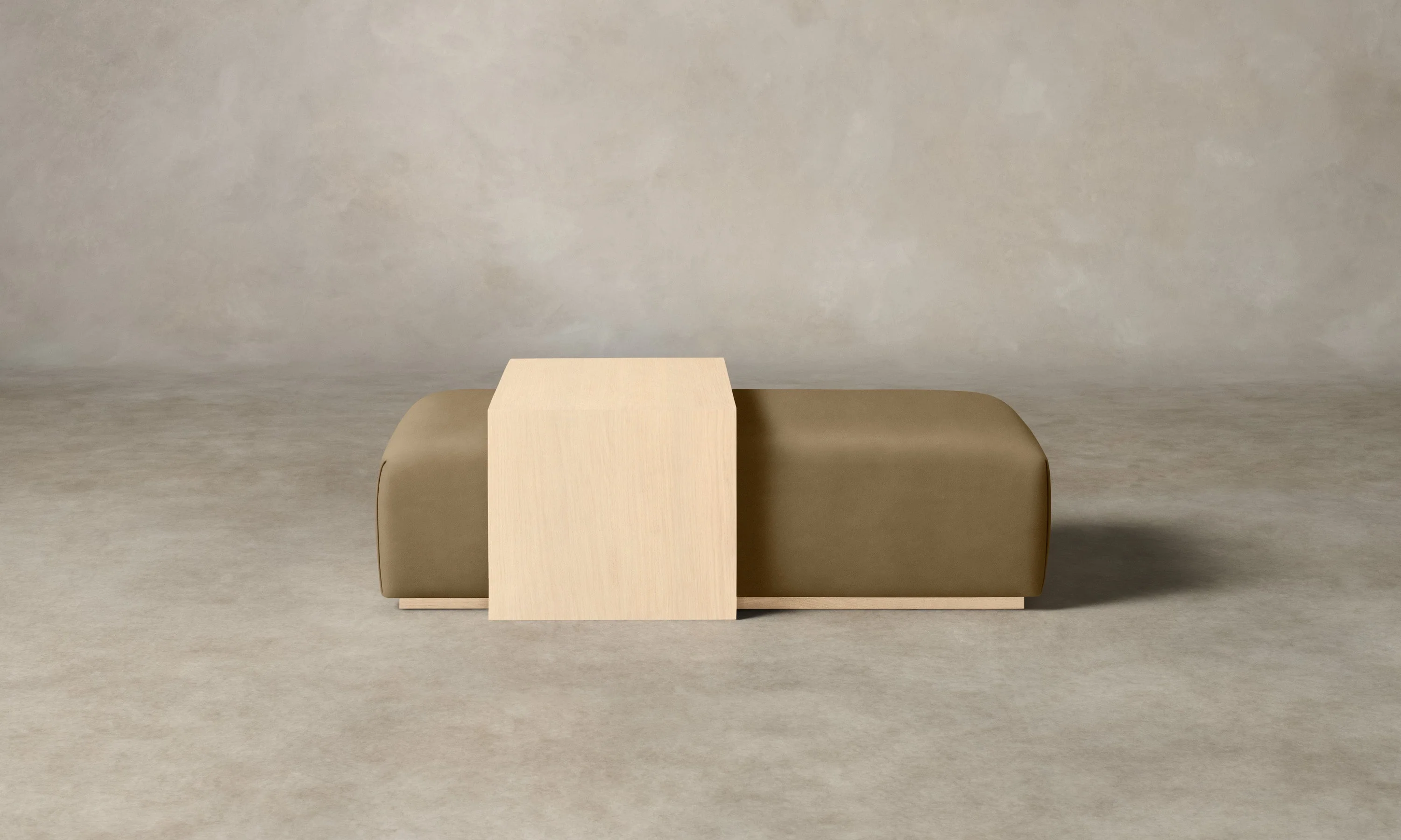 The Bowery Ottoman - Costa Leather Portobello - Image 4