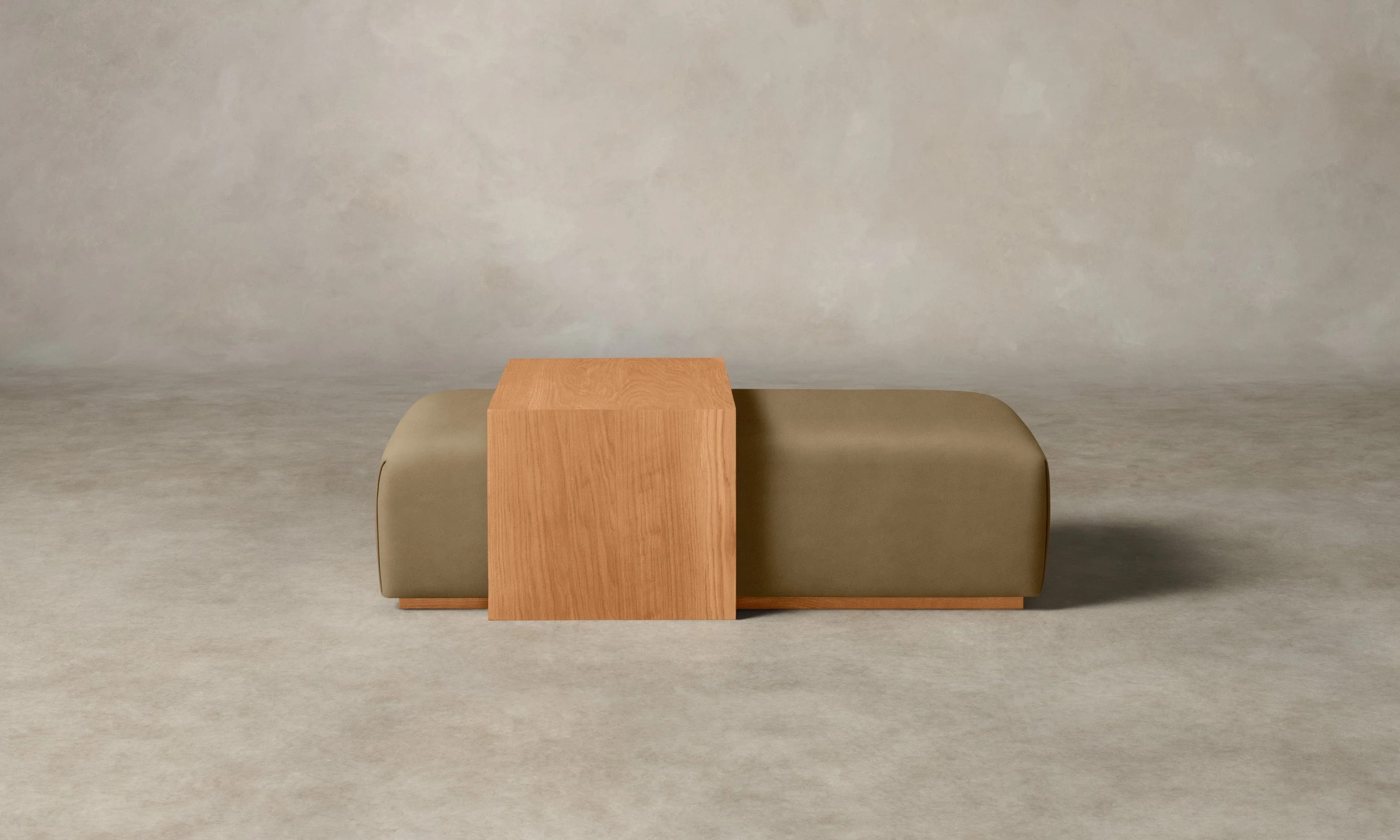 The Bowery Ottoman - Costa Leather Portobello - Image 5