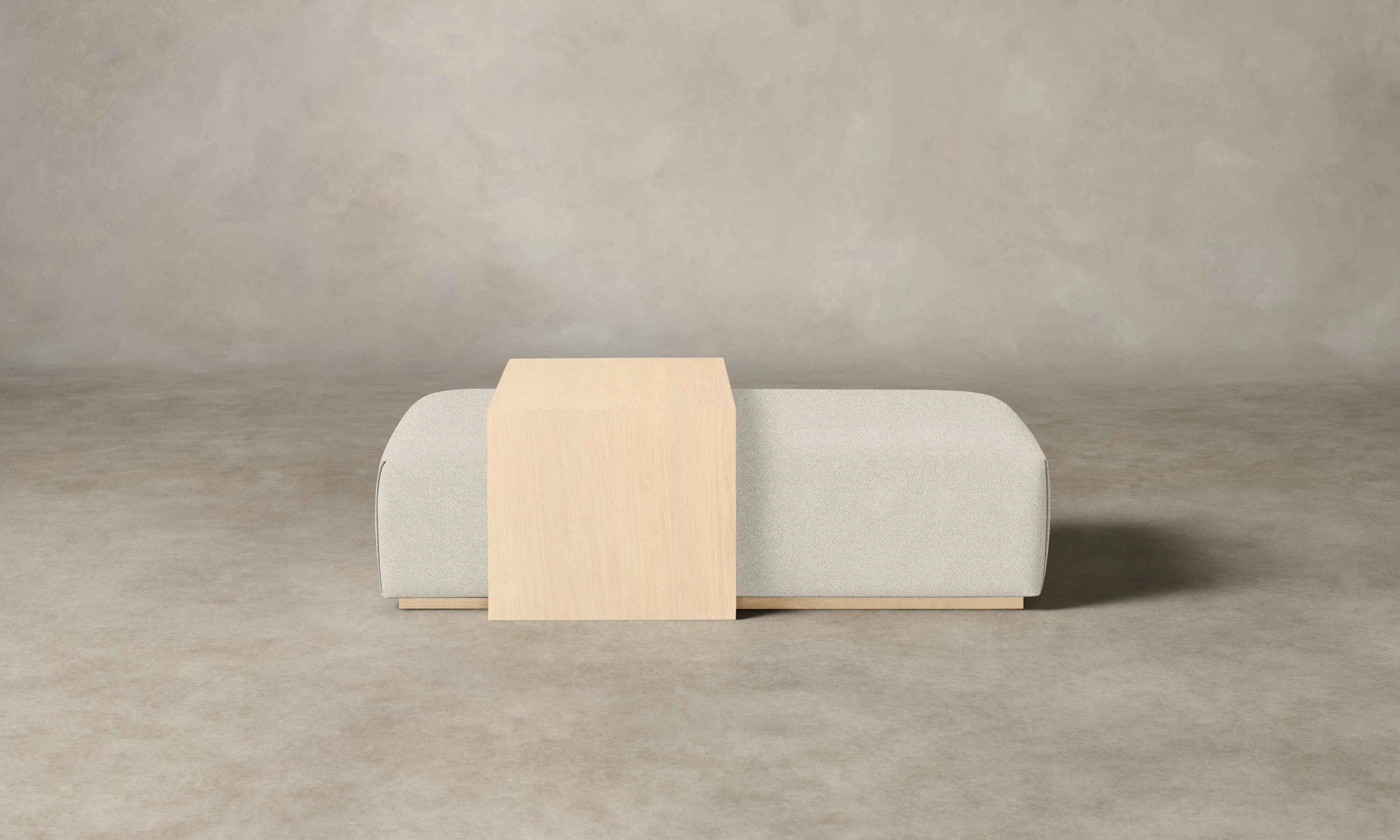 The Bowery Ottoman - Performance Textural Weave Wisp - Image 4
