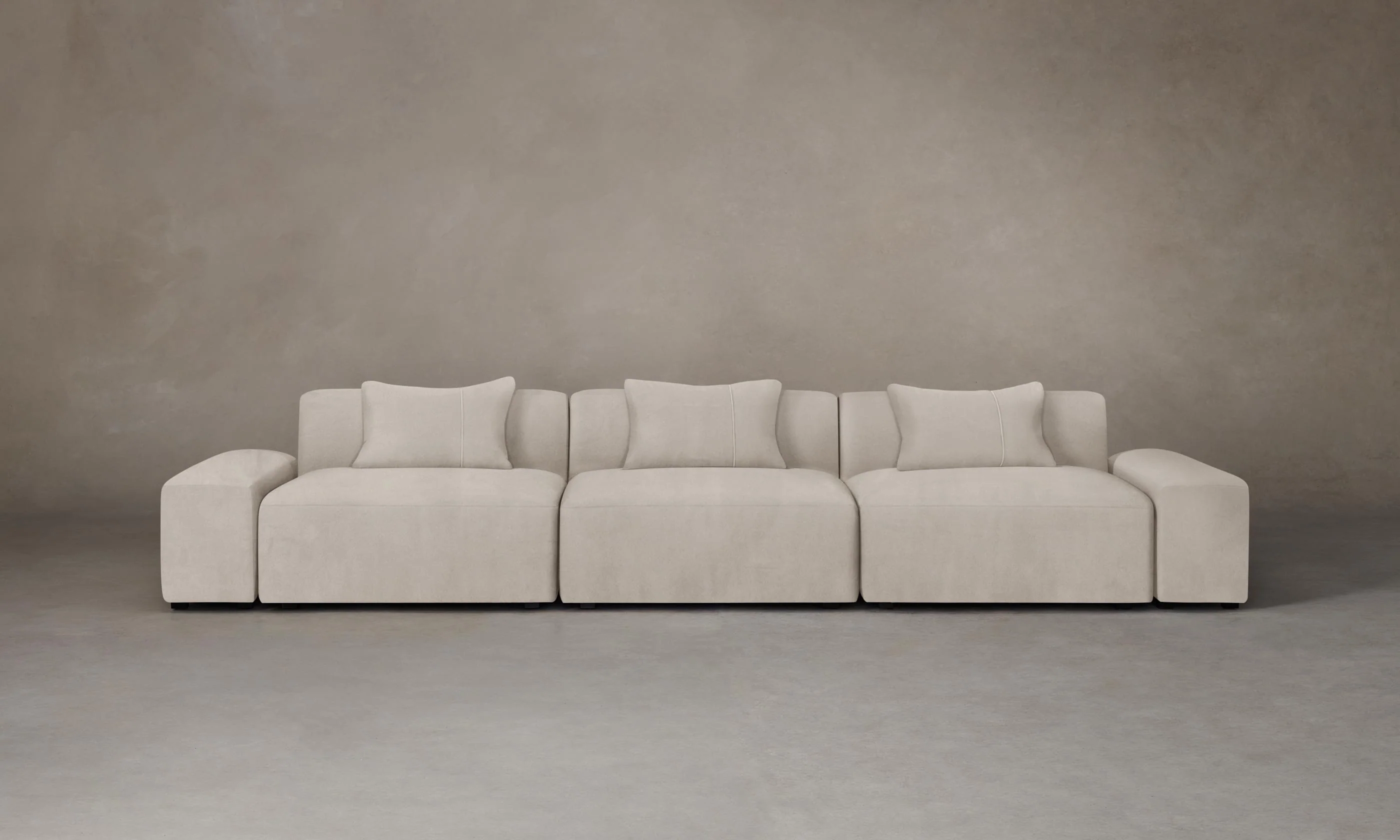 The Breuer Modular Sectional - Nubuck Leather Sail - Image 2