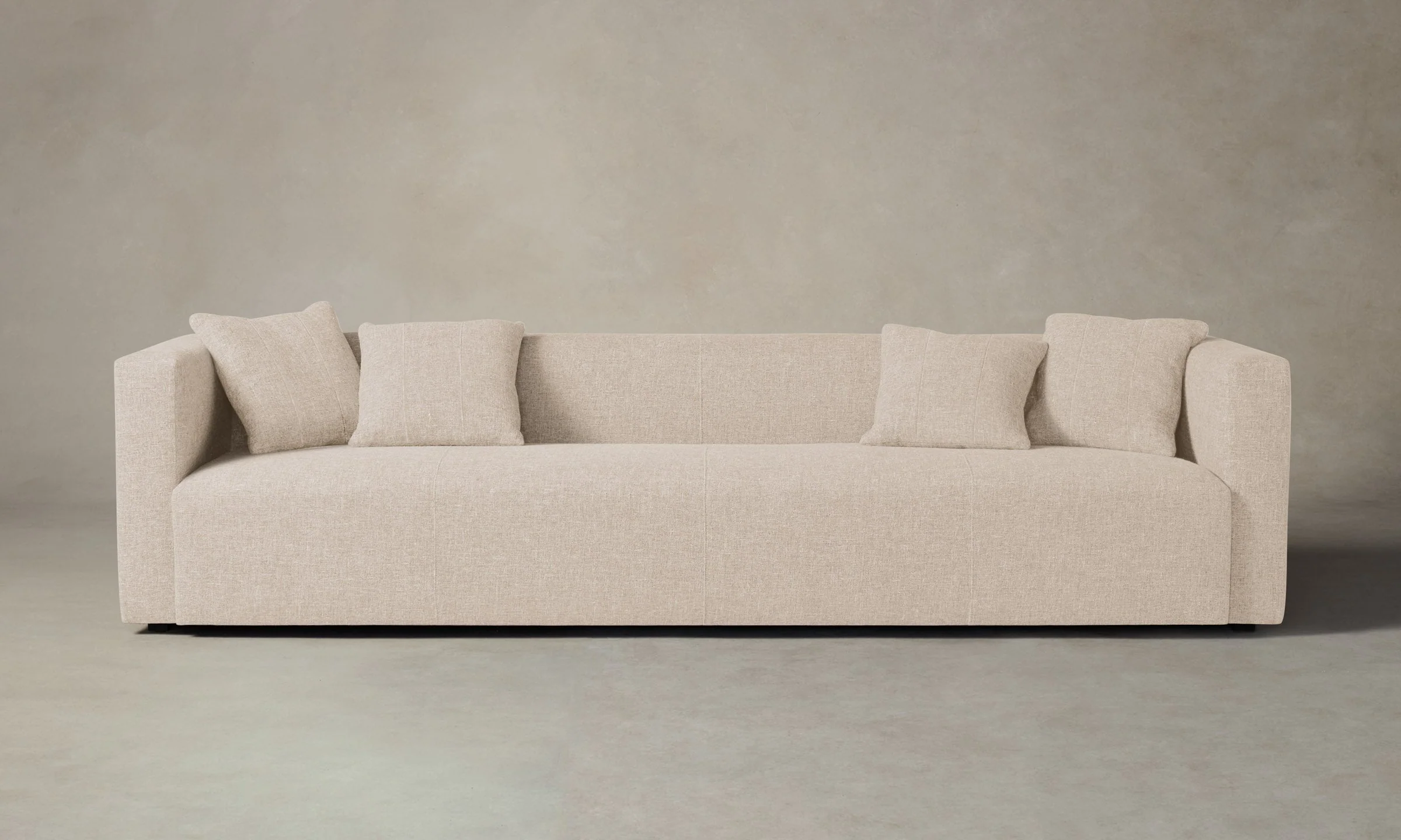 The Breuer Sofa - Heritage Belgian Linen Husk