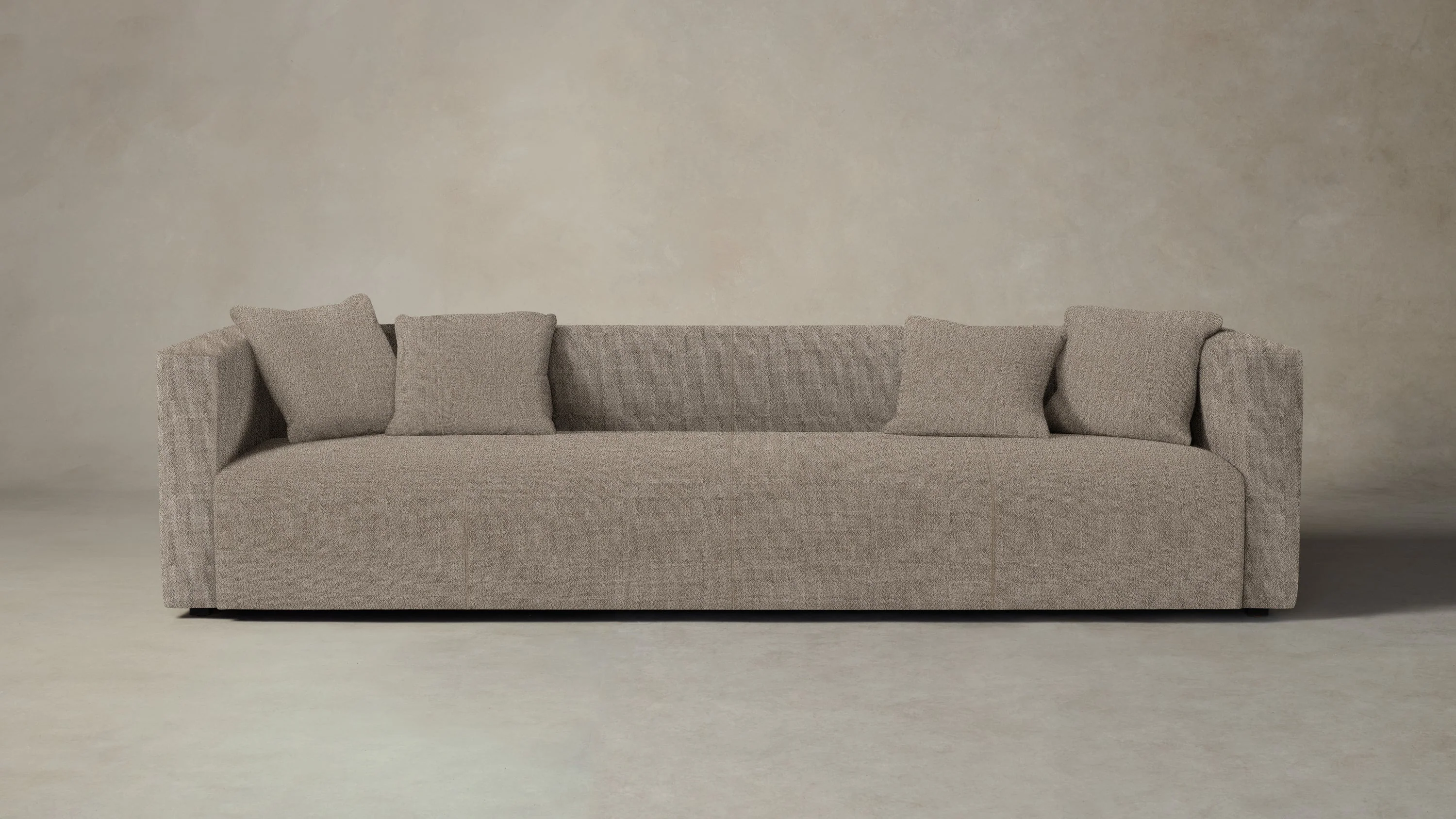 The Breuer Sofa - Performance Textural Weave Earthen