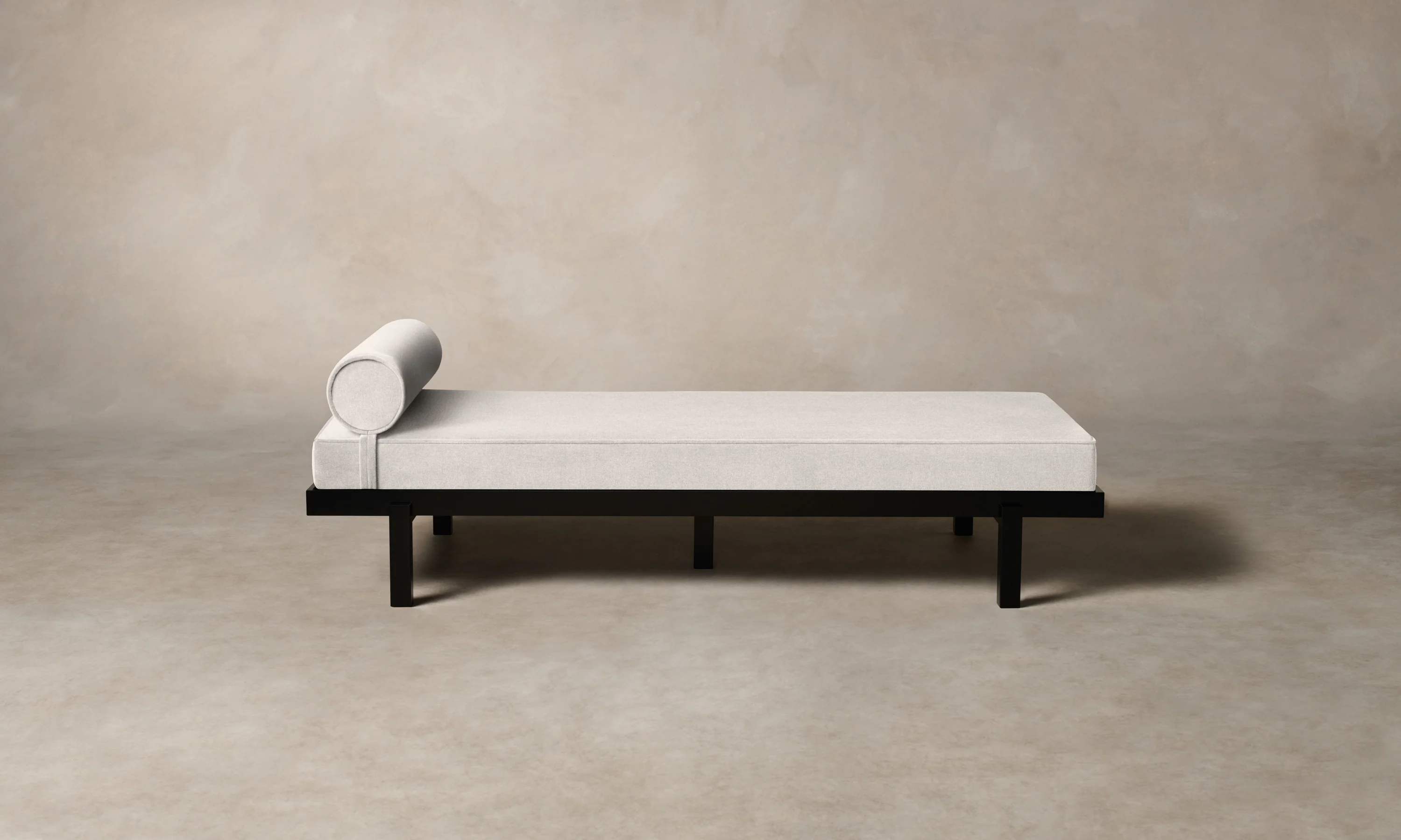 The Bruna Daybed - Performance Linen Weave Pure White