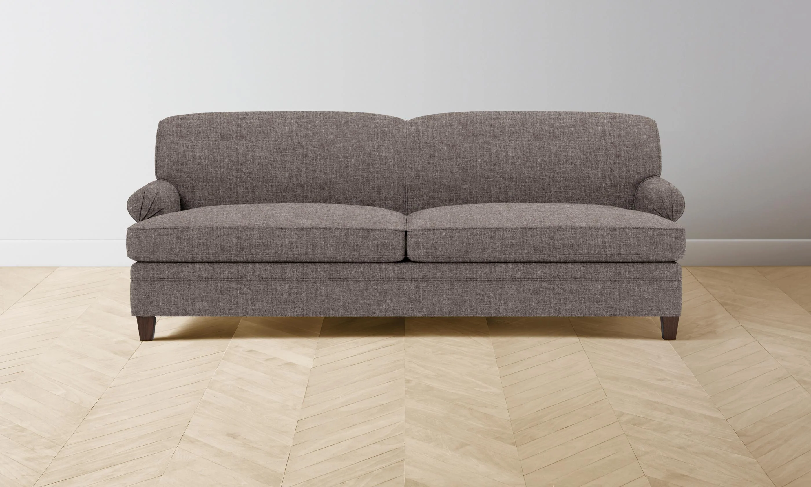 The Carmine Sofa - Heritage Belgian Linen Carob - Image 3