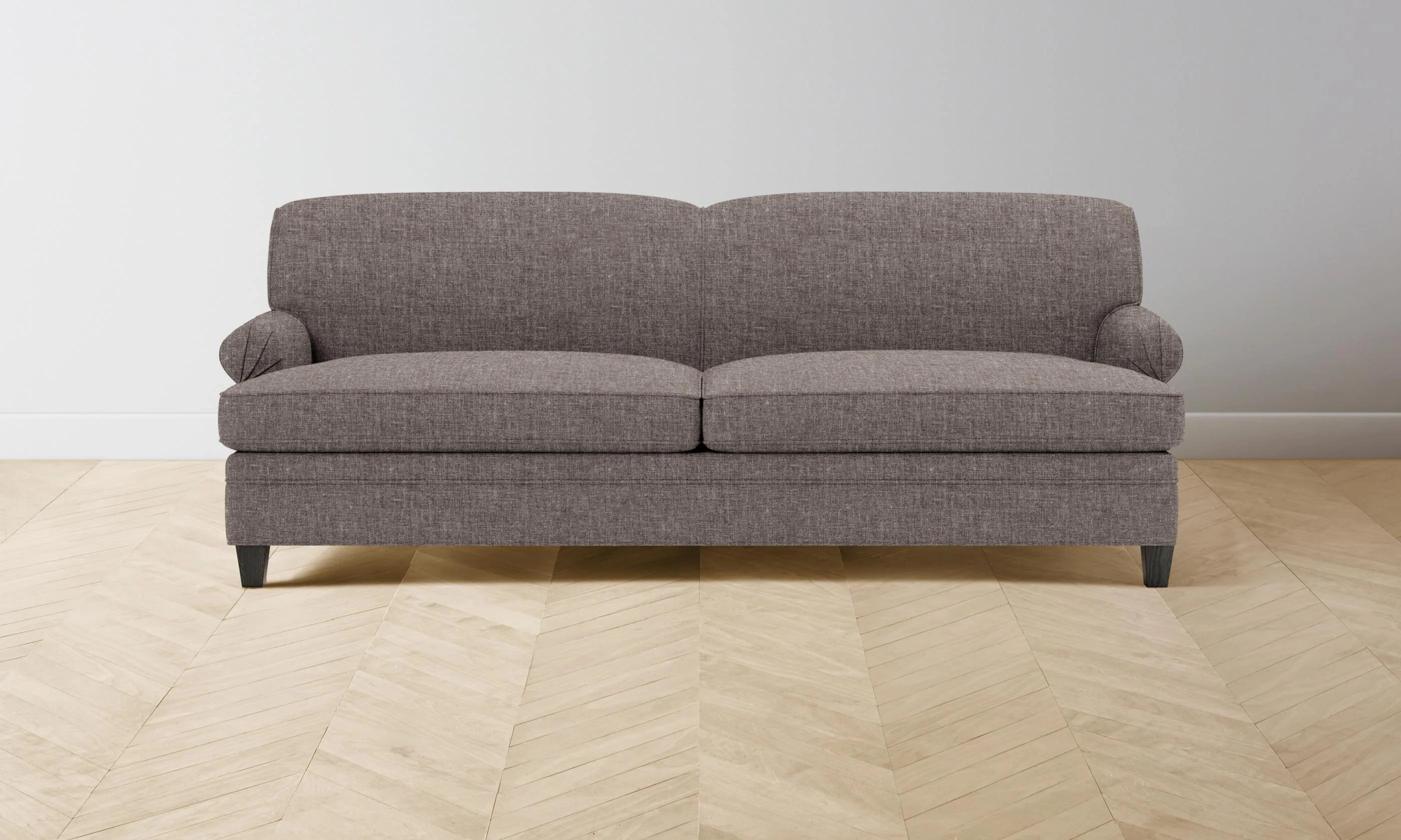 The Carmine Sofa - Heritage Belgian Linen Carob - Image 4