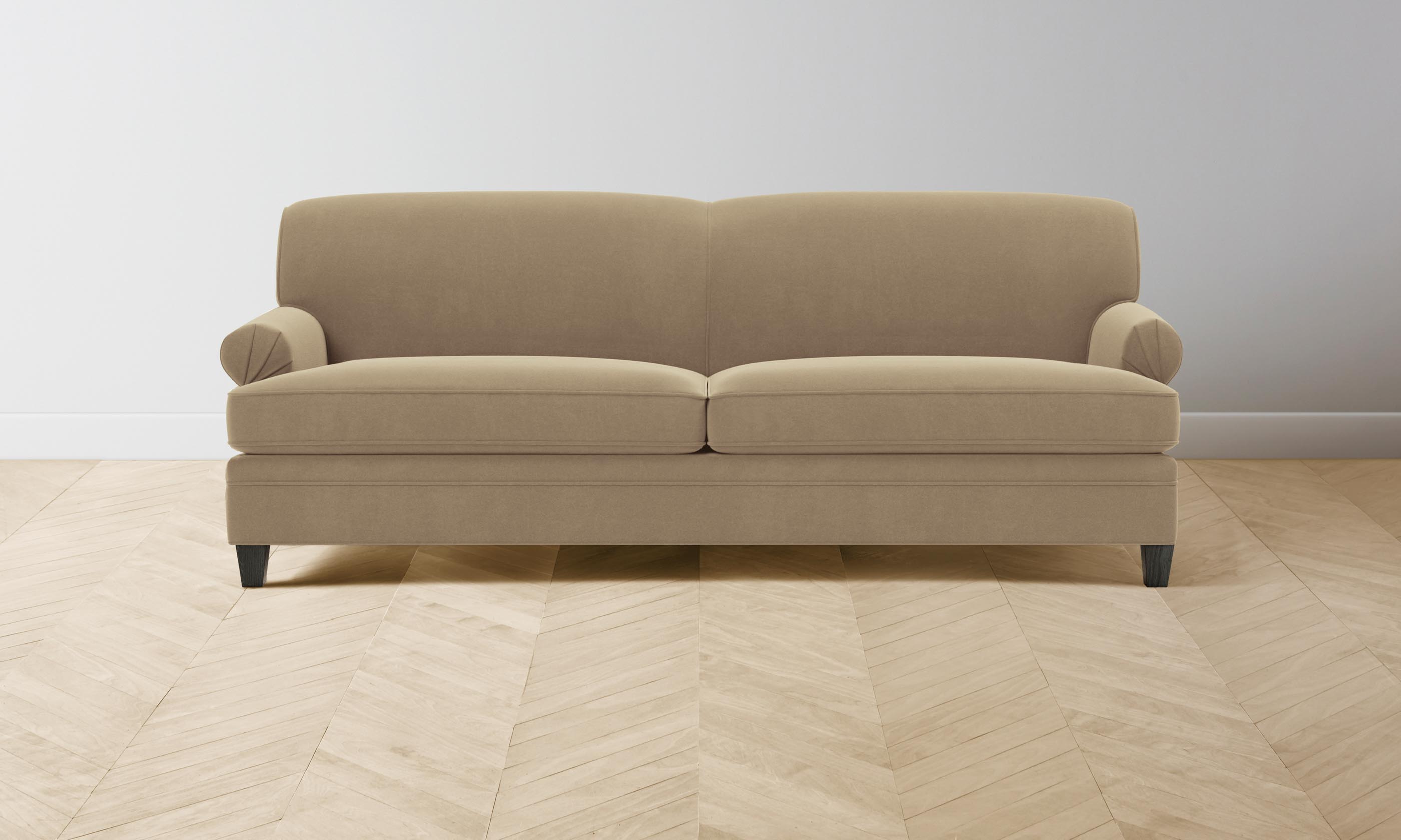 The Carmine Sofa - Mohair Almond - Image 4