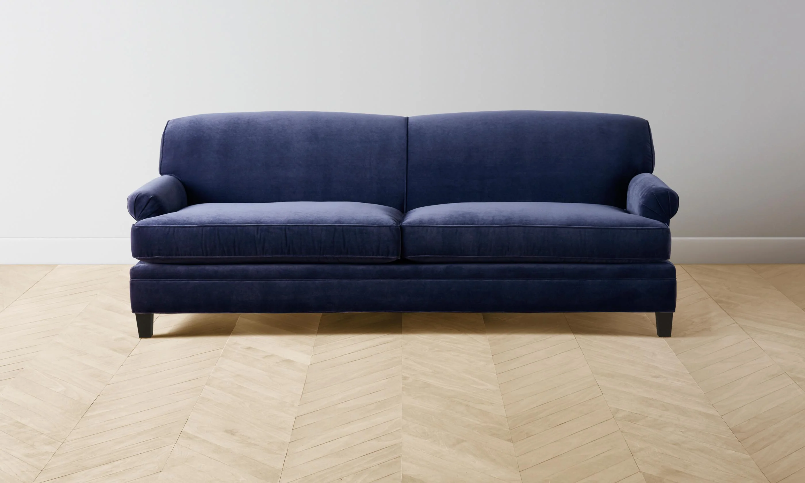 The Carmine Sofa - Performance Velvet Midnight - Image 4