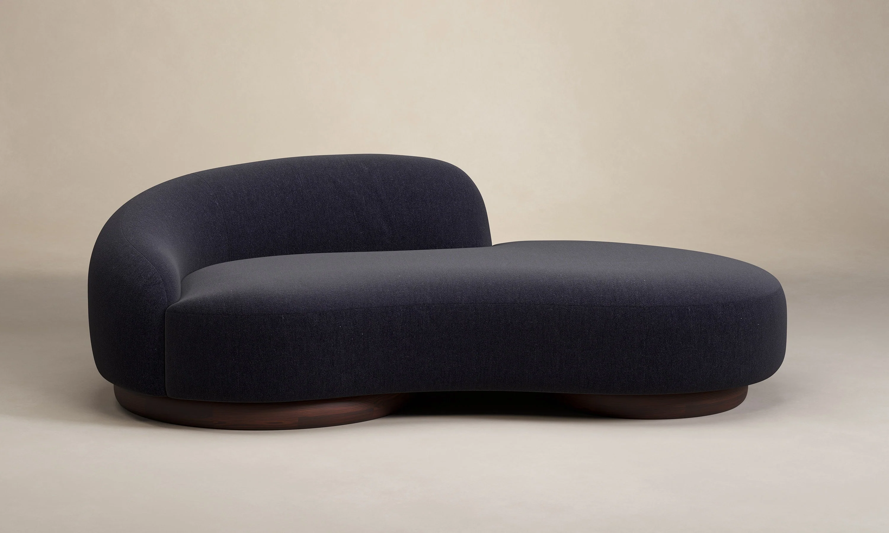 The Celine Sofa - Marled Alpaca Velvet Nightfall - Image 2