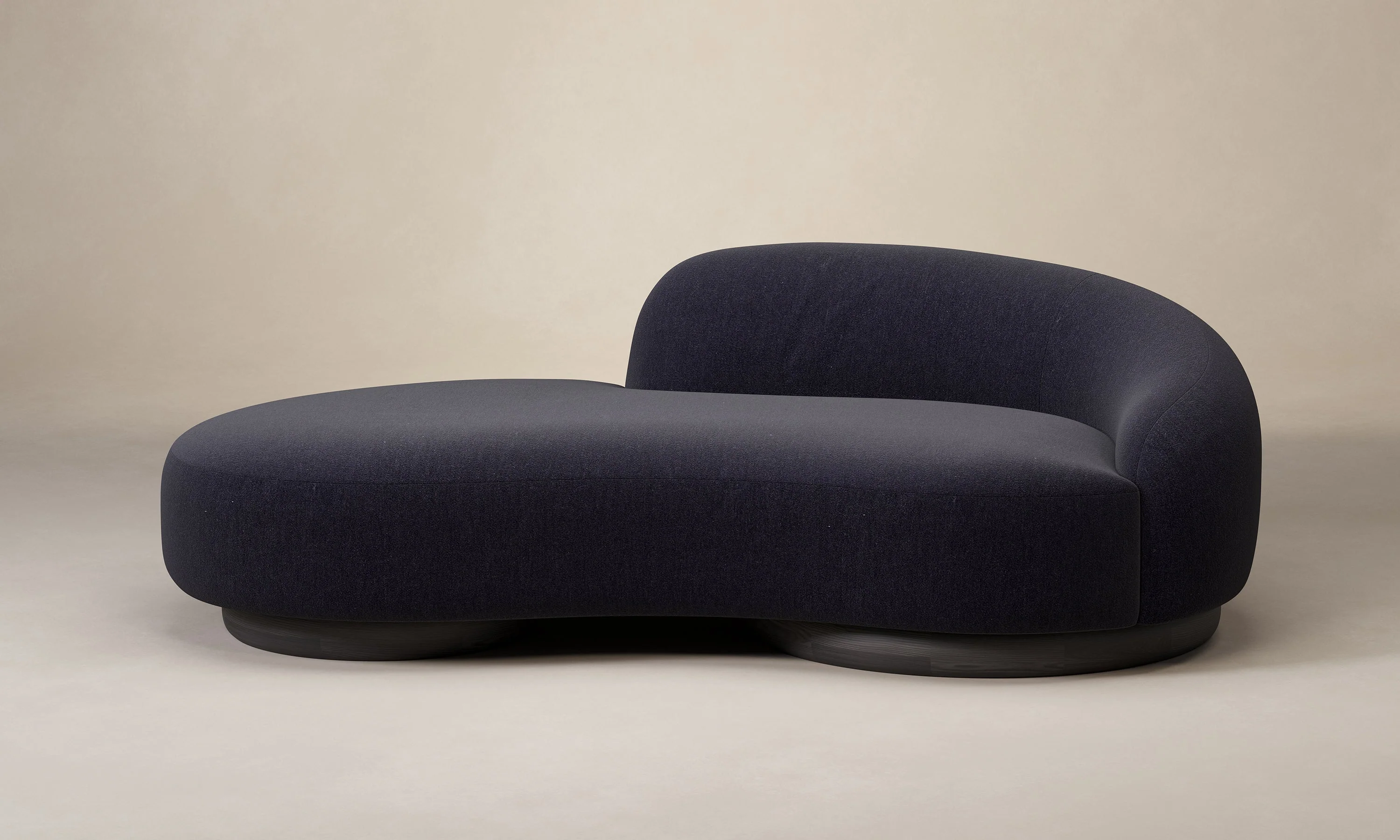 The Celine Sofa - Marled Alpaca Velvet Nightfall - Image 5