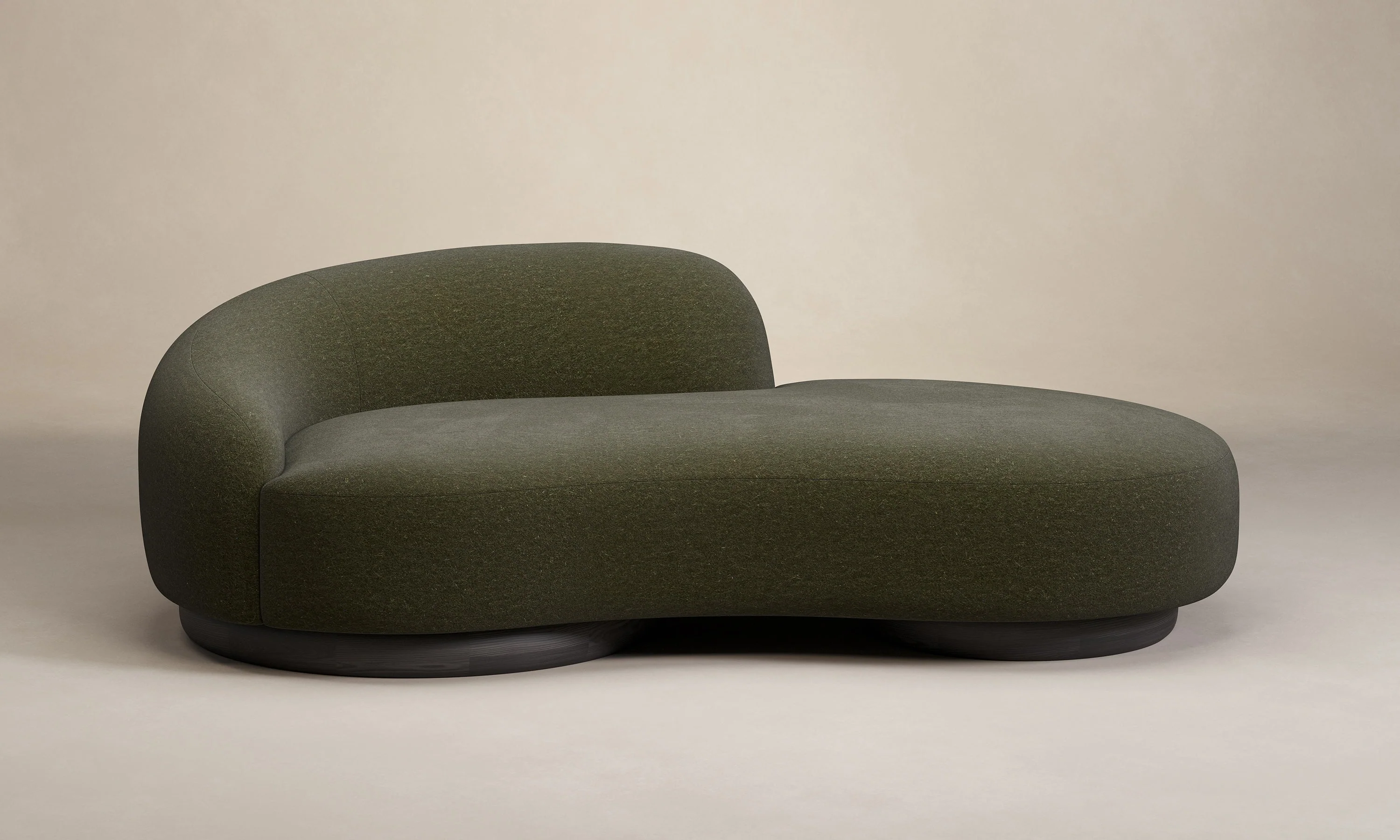 The Celine Sofa - Mohair Moss