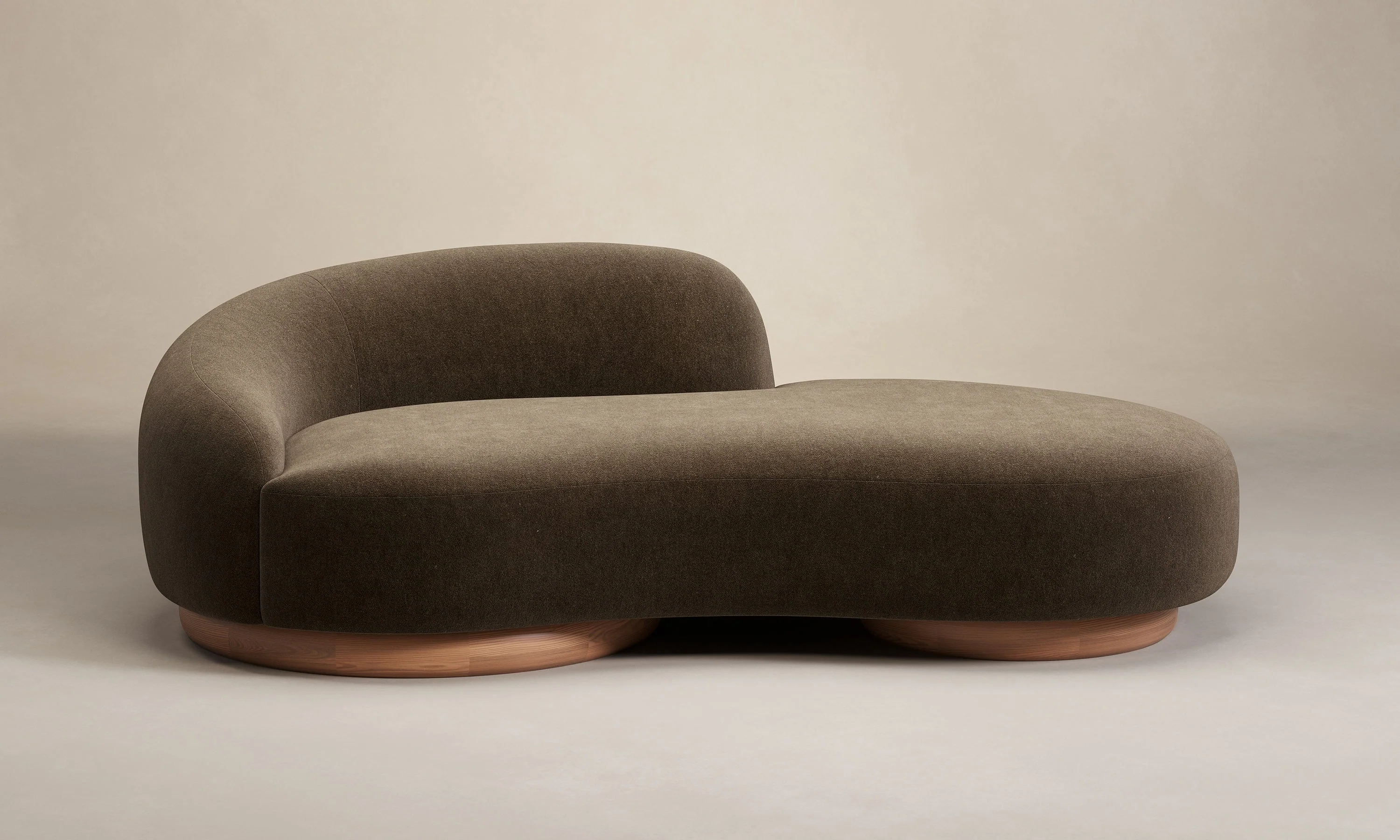 The Celine Sofa - Performance Velvet Bark - Image 4