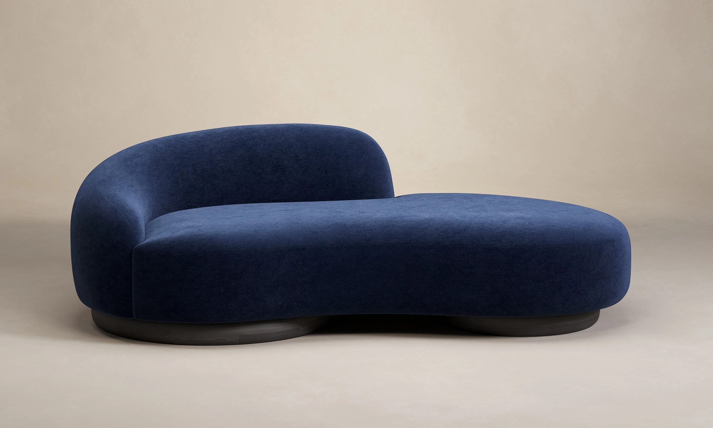 The Celine Sofa - Performance Velvet Midnight