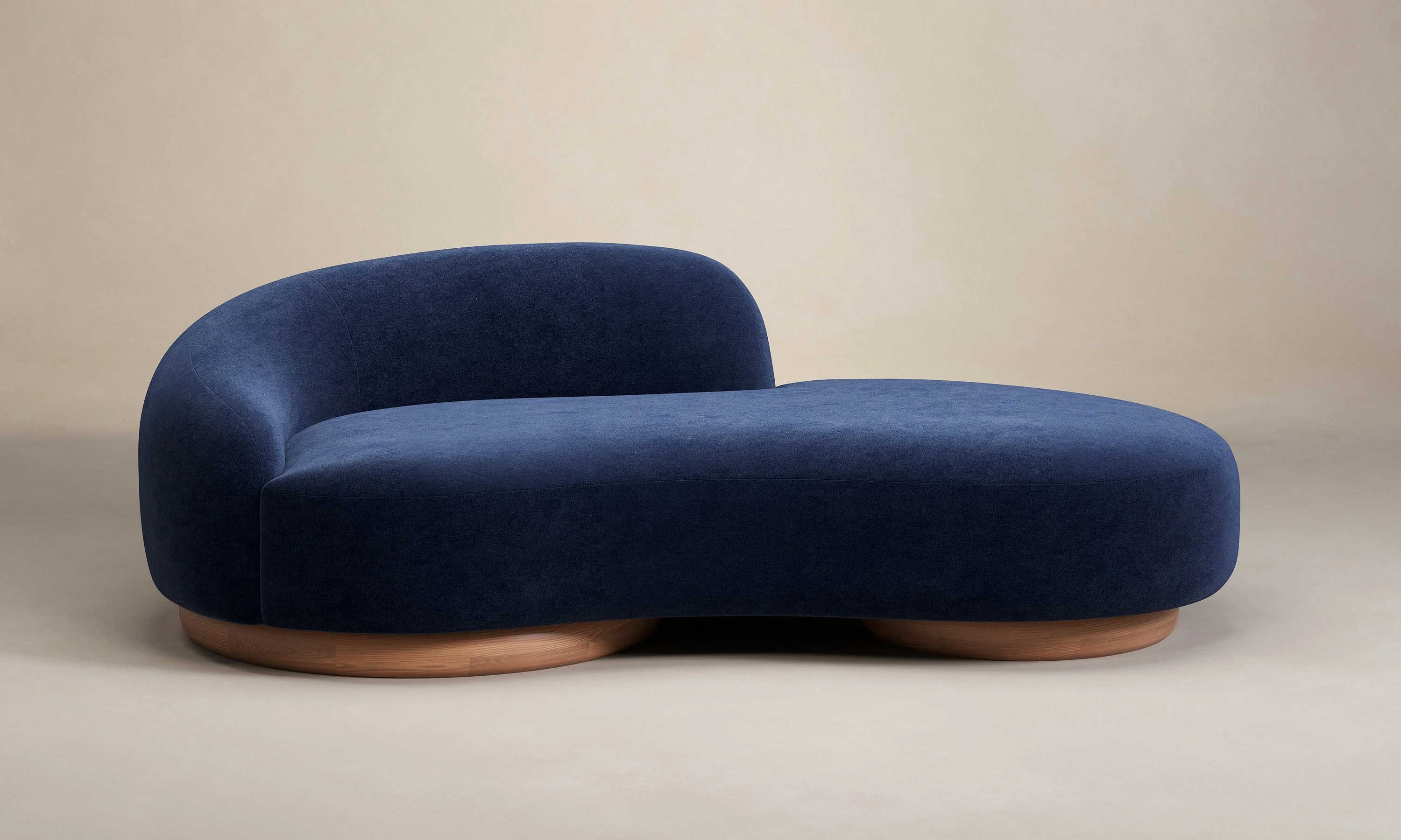 The Celine Sofa - Performance Velvet Midnight - Image 4