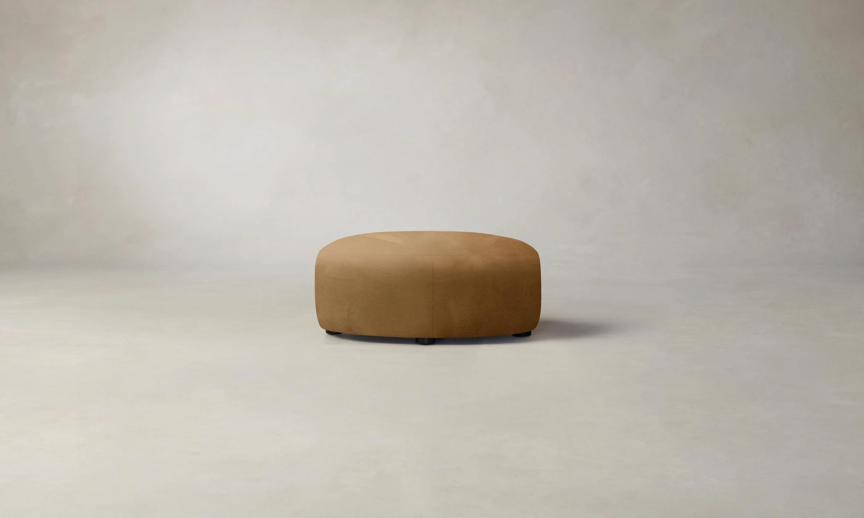 The Chelsea Ottoman - Nubuck Leather Saddle - Image 2