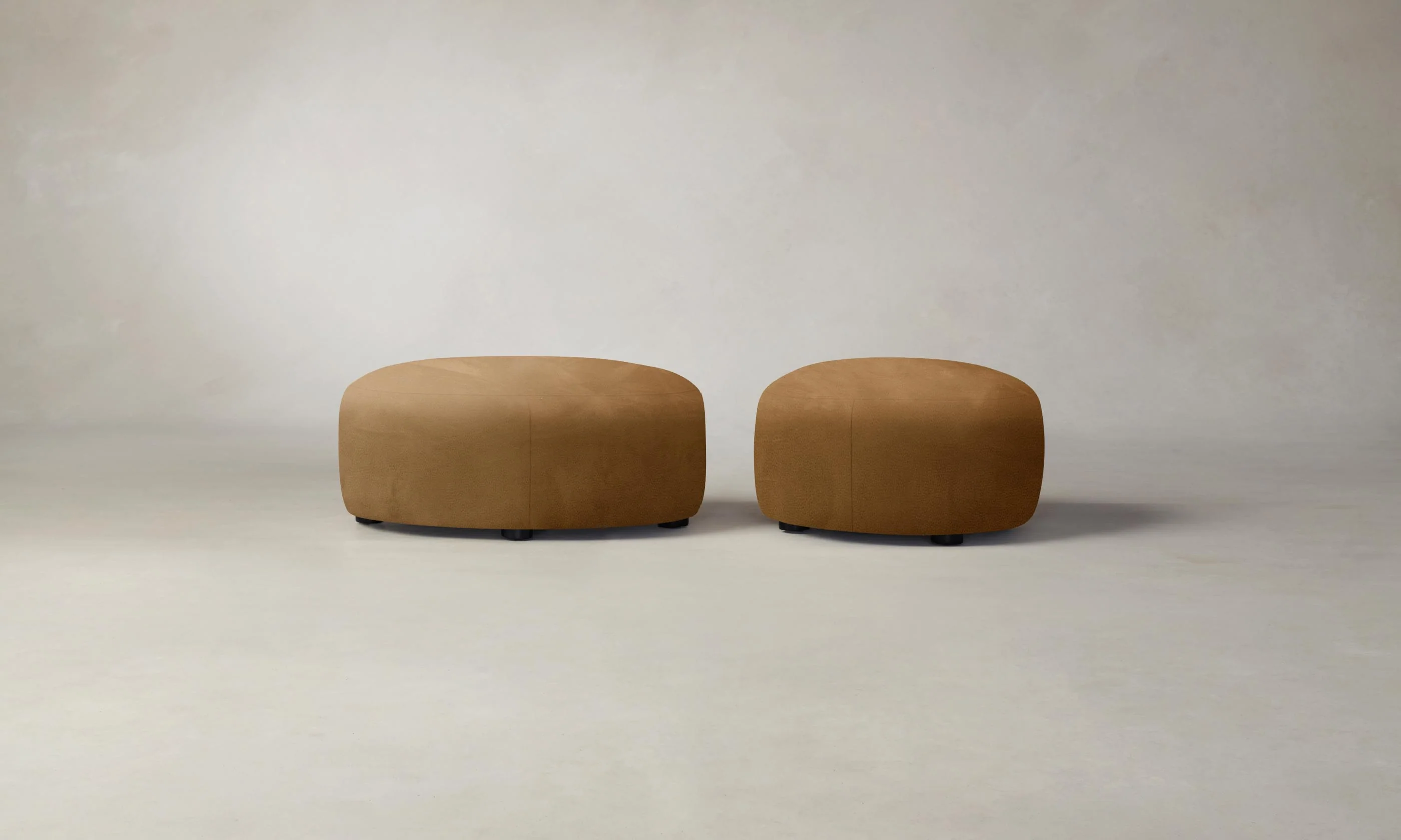 The Chelsea Ottoman - Nubuck Leather Saddle - Image 3