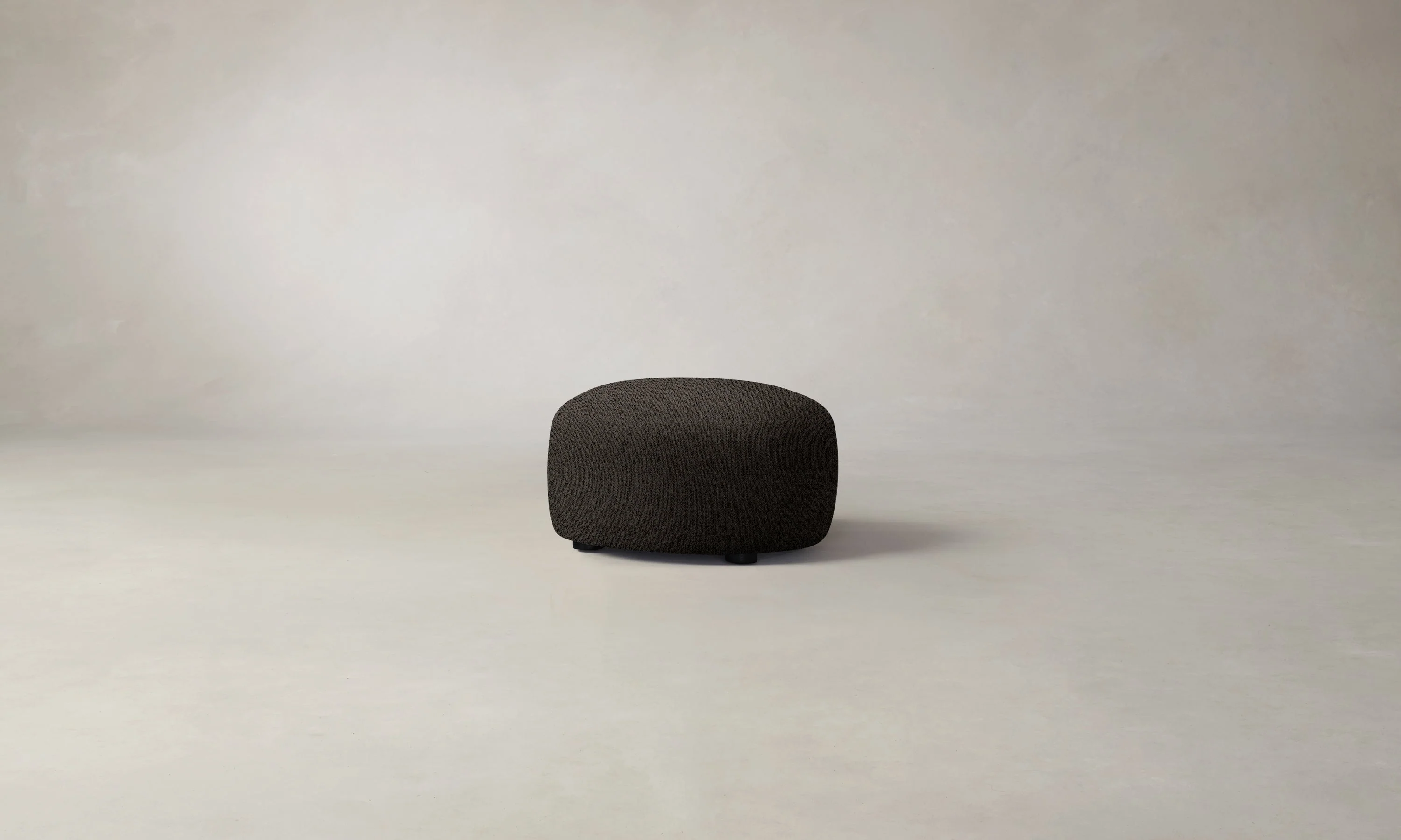 The Chelsea Ottoman - Performance Textural Weave Root