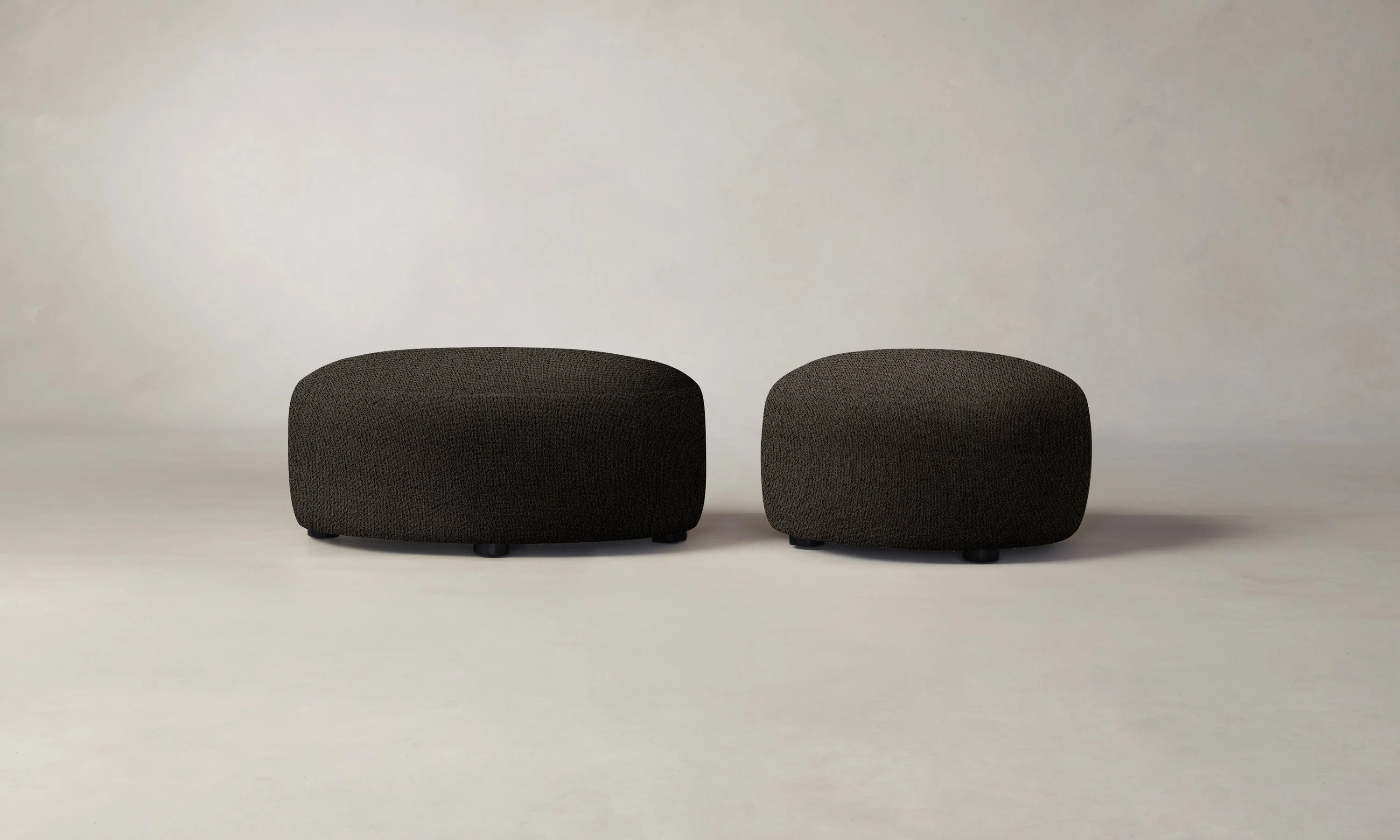 The Chelsea Ottoman - Performance Textural Weave Root - Image 3