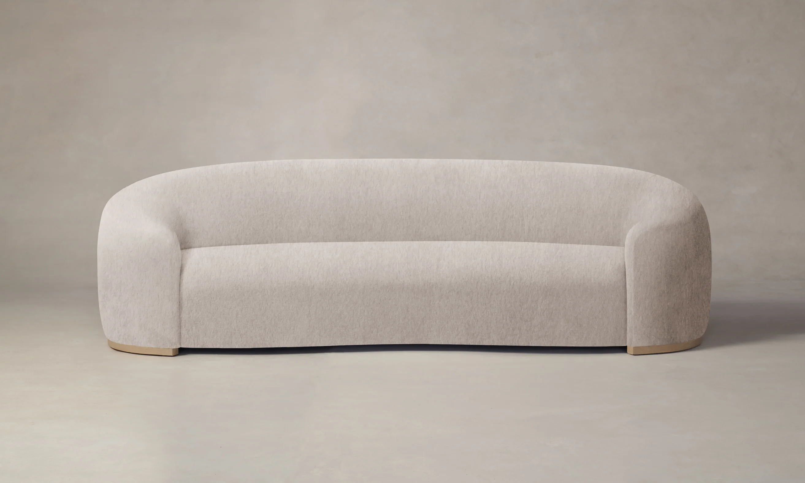 The Chelsea Sofa - Deep Pile Mohair Limestone