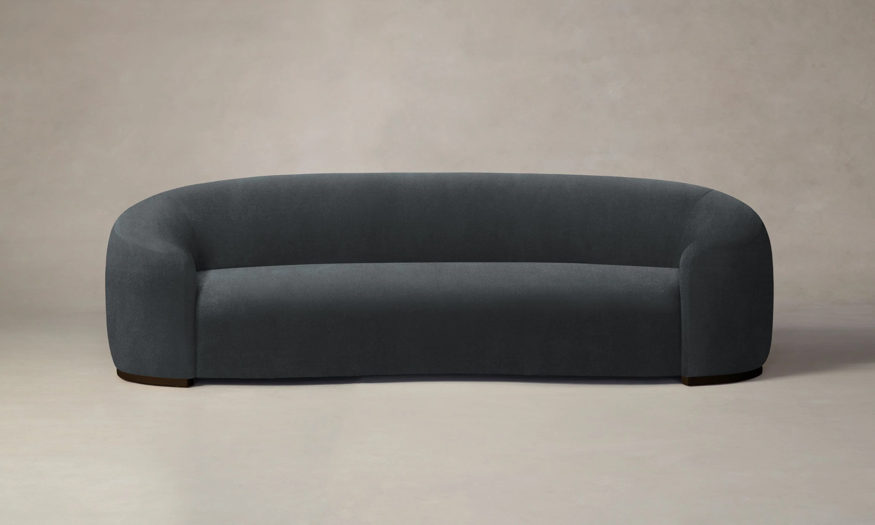 The Chelsea Sofa - Marled Alpaca Velvet Basalt - Image 5