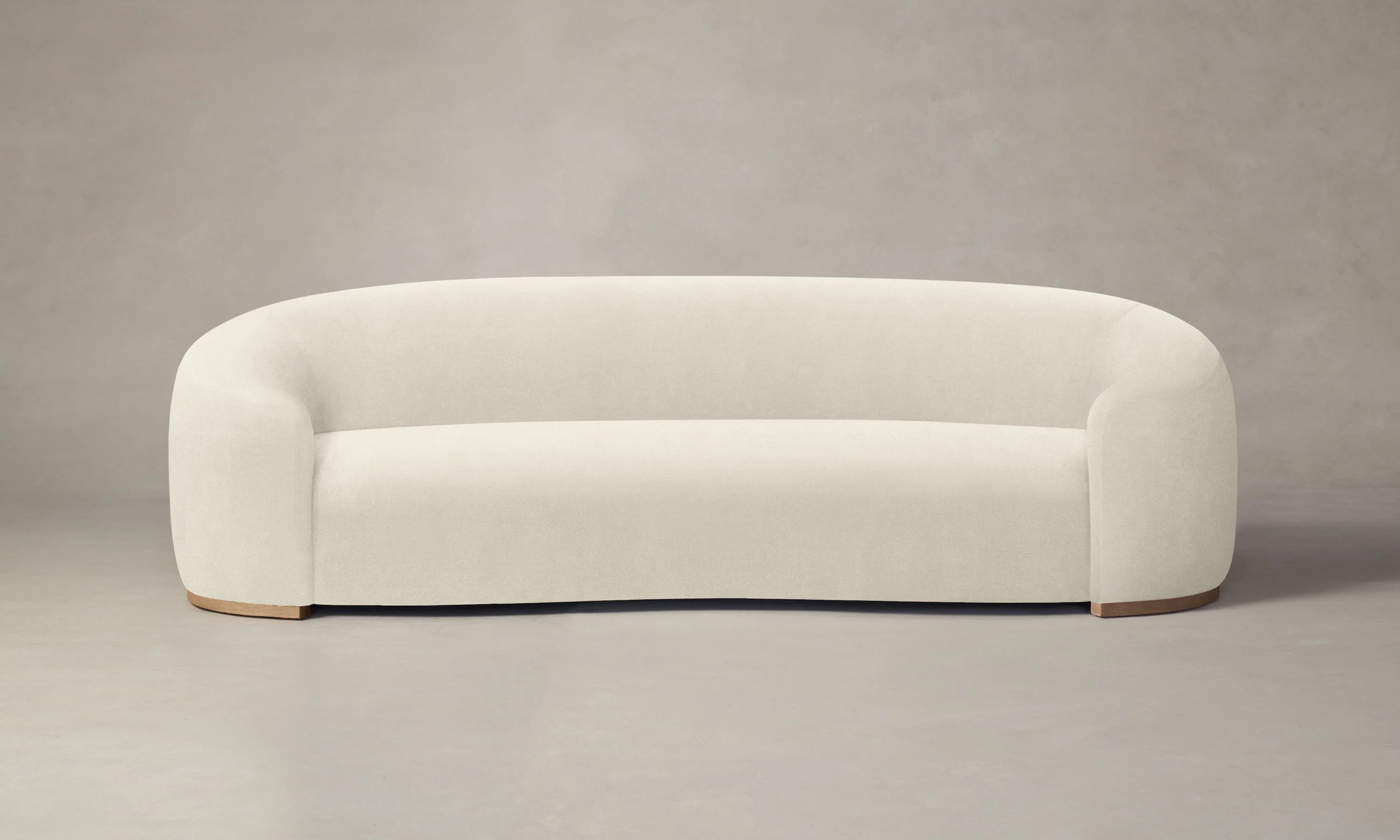 The Chelsea Sofa - Marled Alpaca Velvet Porcelain - Image 2
