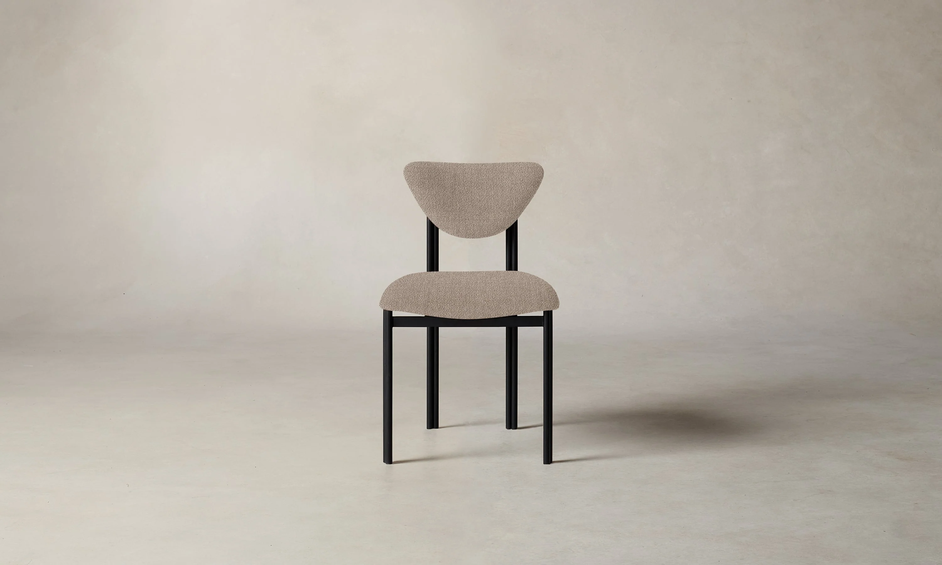 The Cooper Dining Chair - Performance Textural Weave Earthen