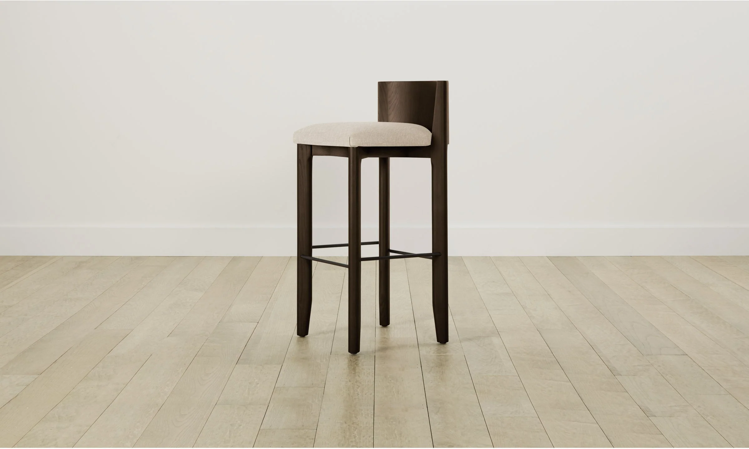 The Delancey Bar & Counter Stool - Heritage Belgian Linen Husk - Image 4