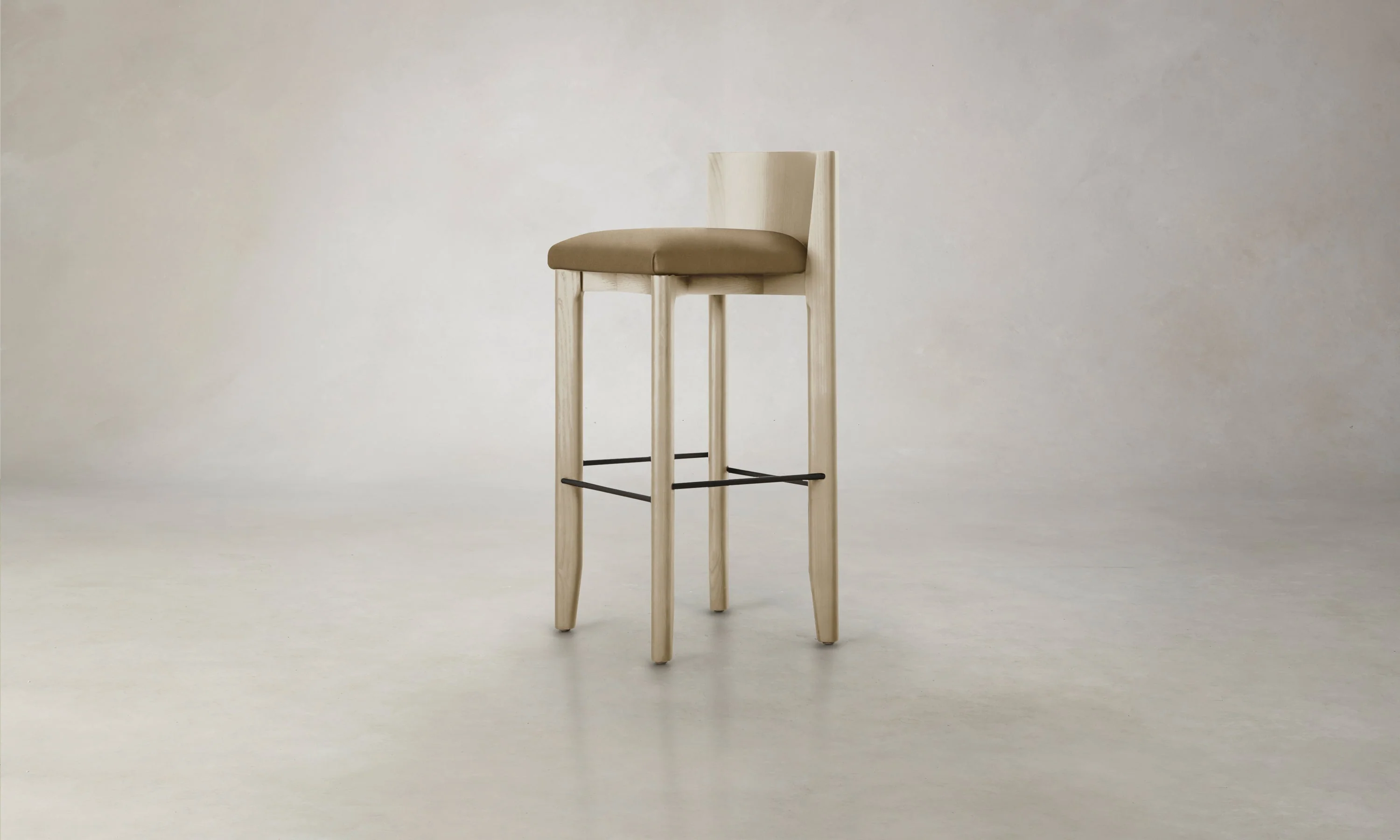 The Delancey Bar & Counter Stool - Costa Leather Portobello - Image 2