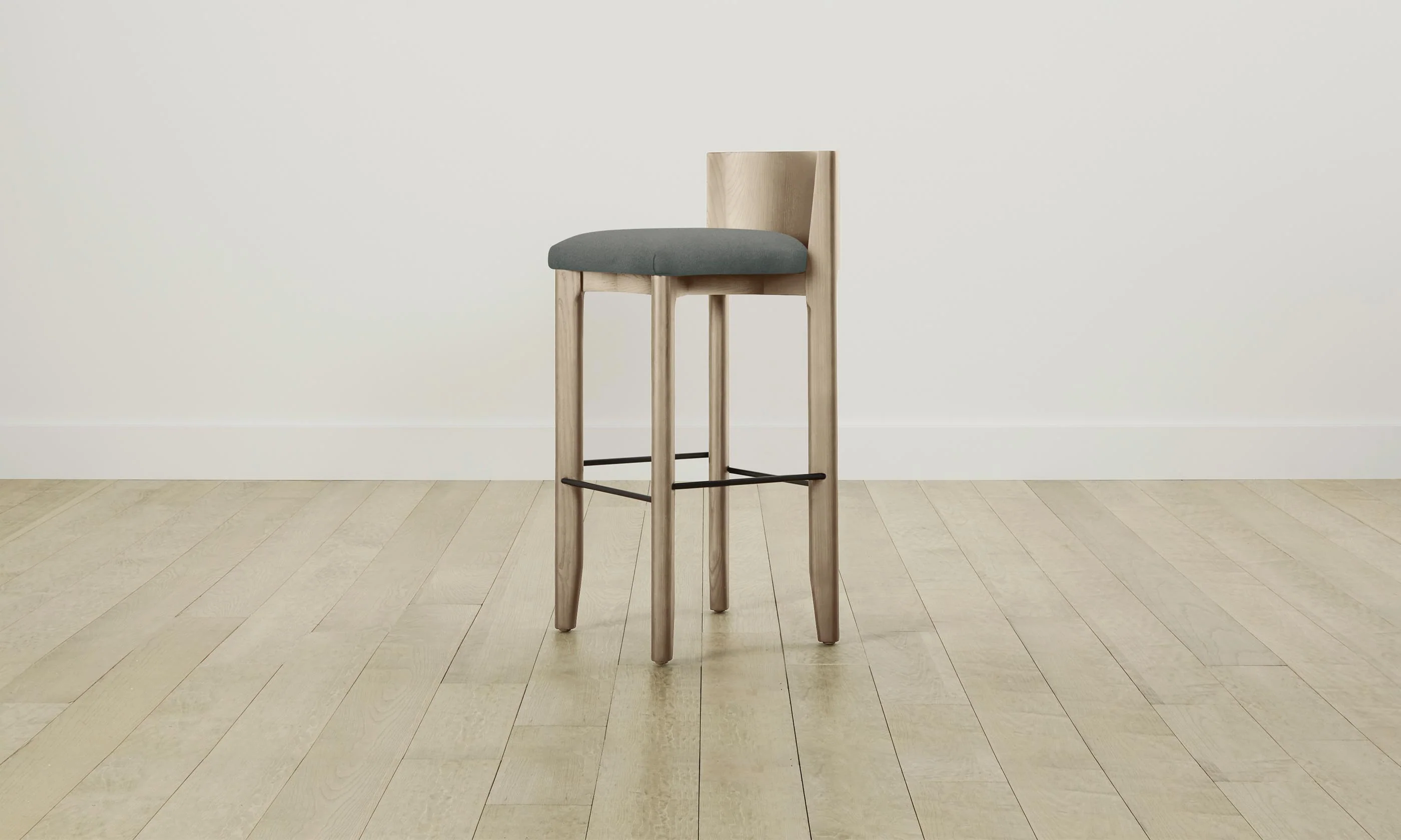 The Delancey Bar & Counter Stool - Mohair Fog - Image 5
