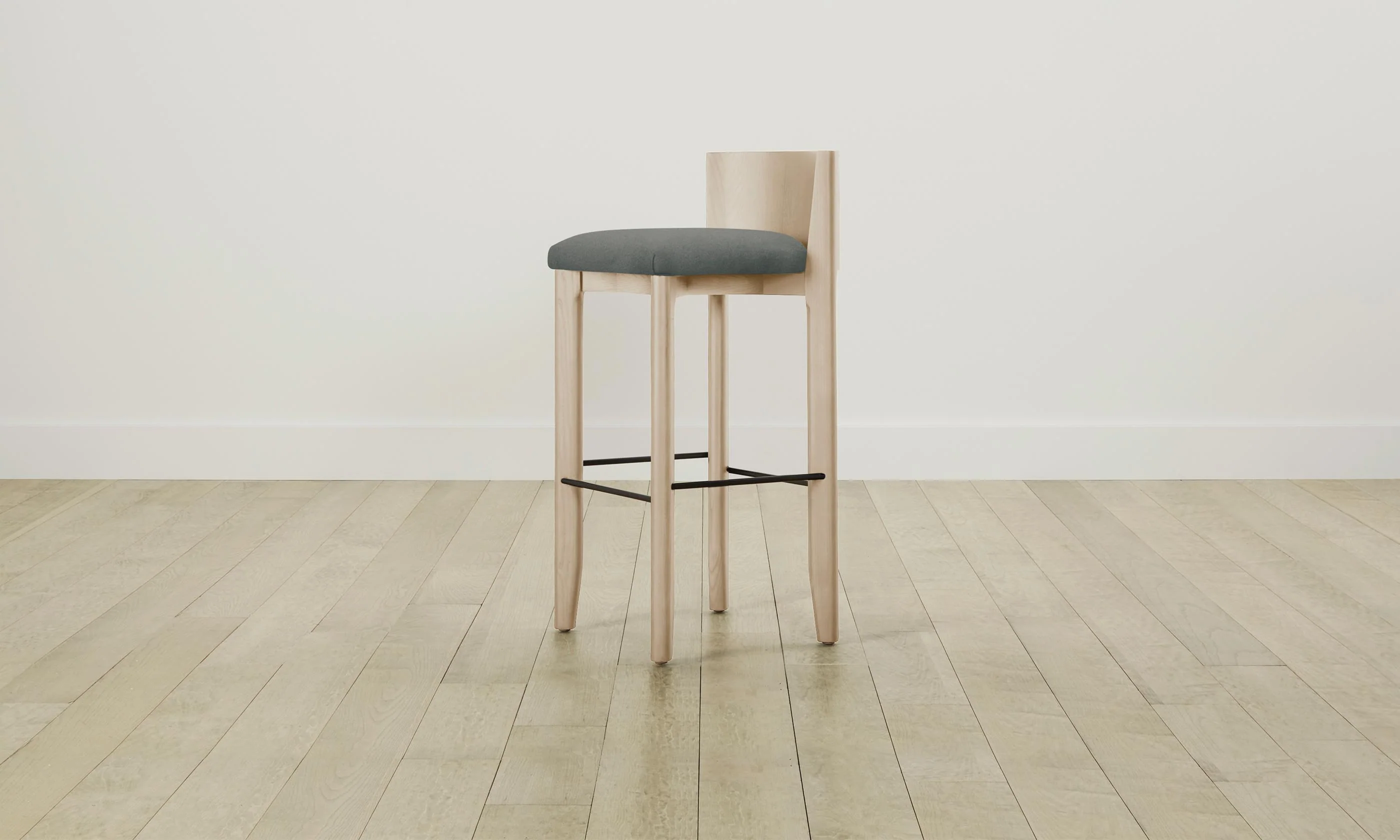 The Delancey Bar & Counter Stool - Mohair Fog - Image 6