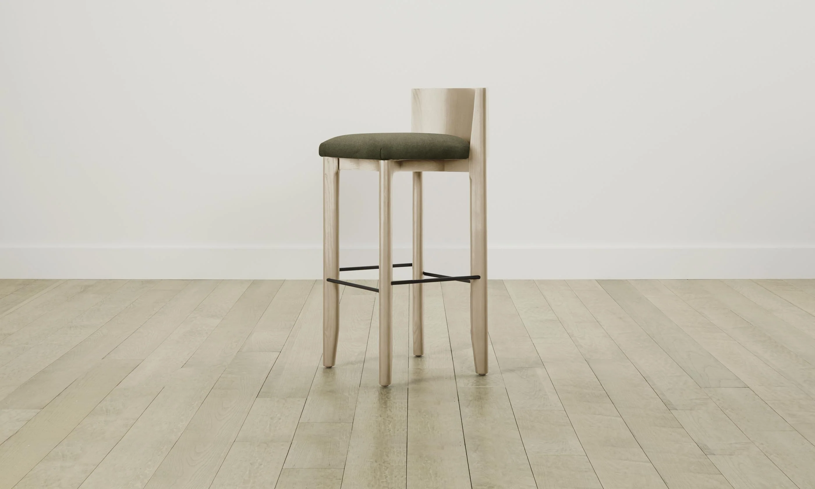 The Delancey Bar & Counter Stool - Mohair Moss - Image 2