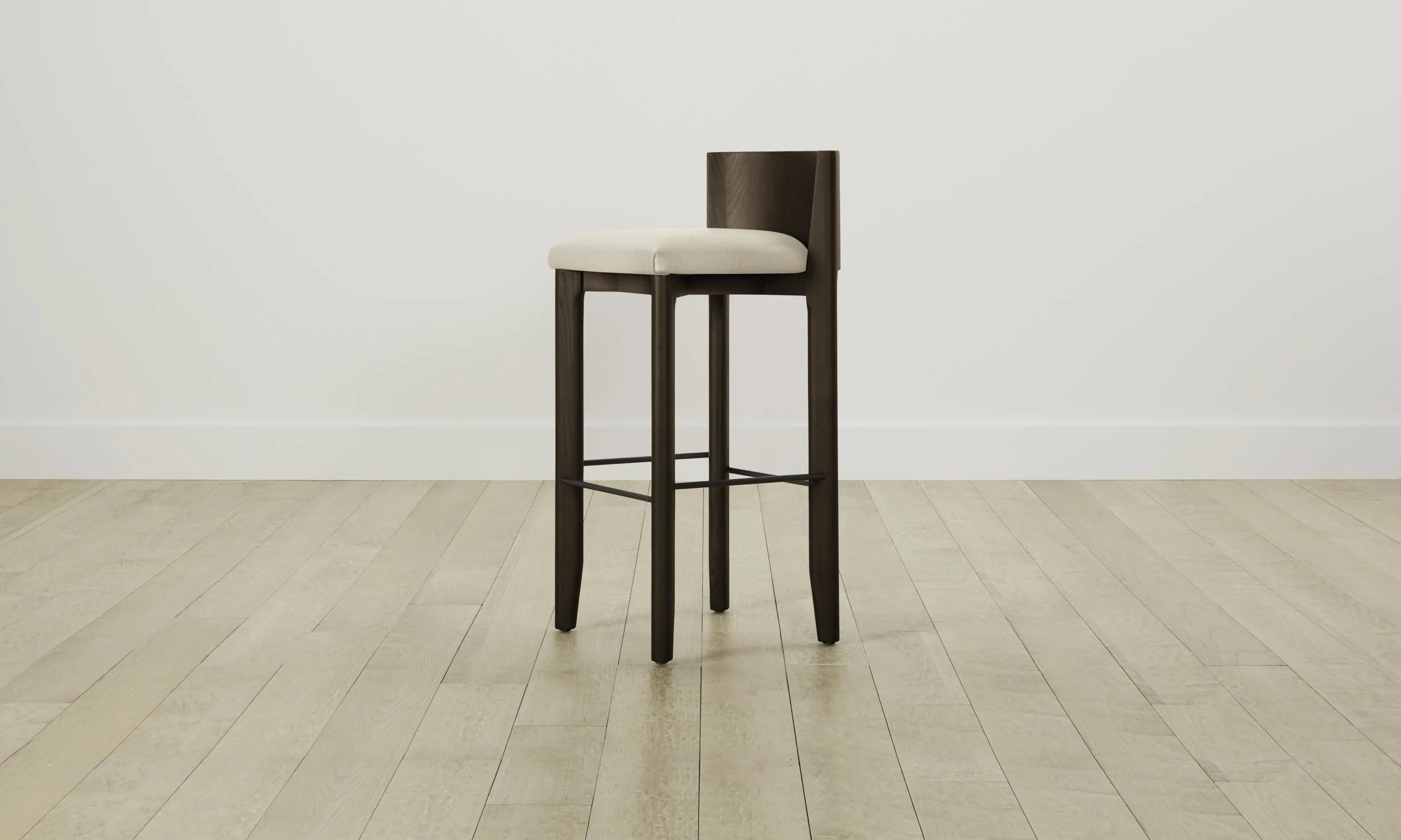 The Delancey Bar & Counter Stool - Performance Linen Weave Prairie - Image 4