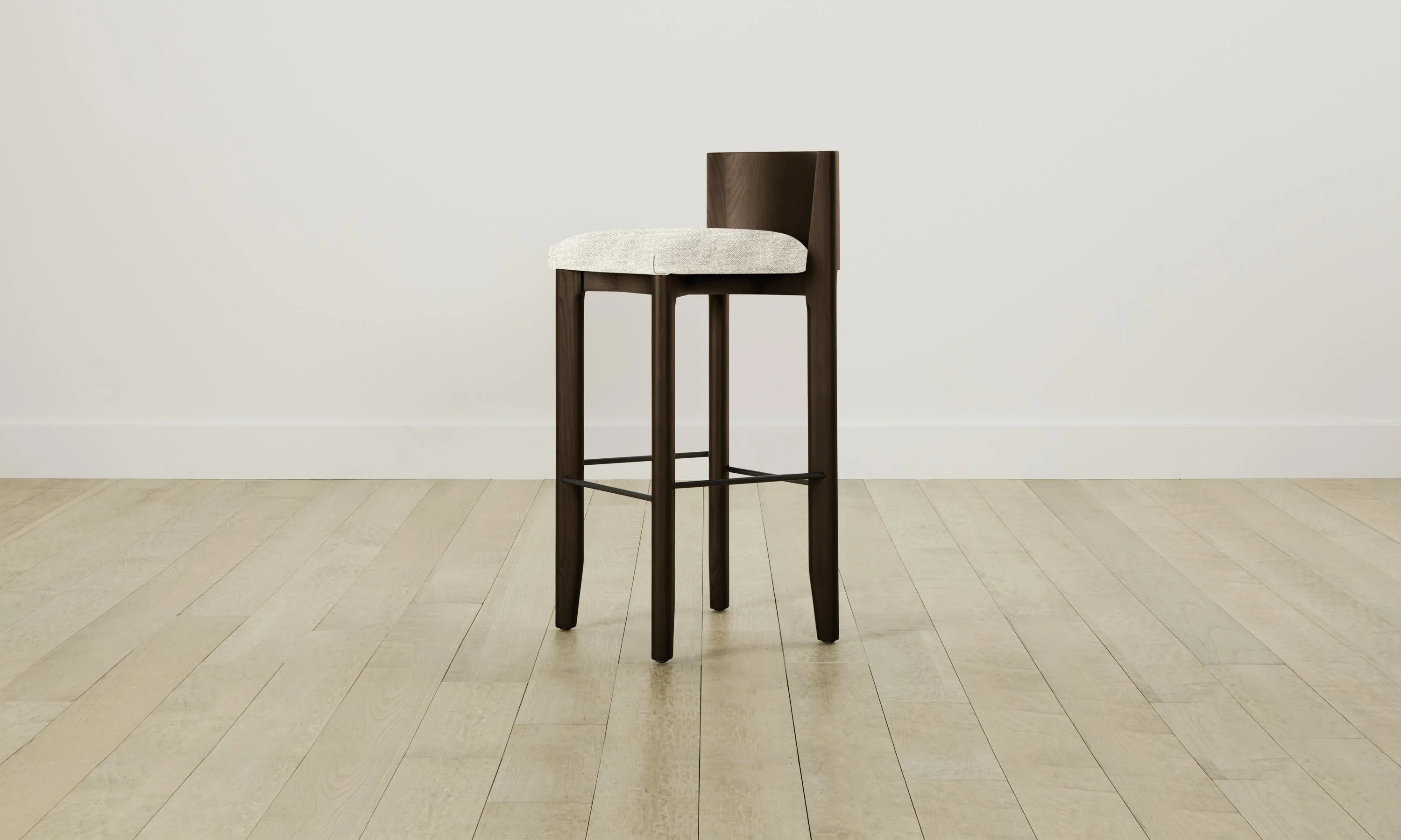 The Delancey Bar & Counter Stool - Performance Textural Weave Wisp - Image 4