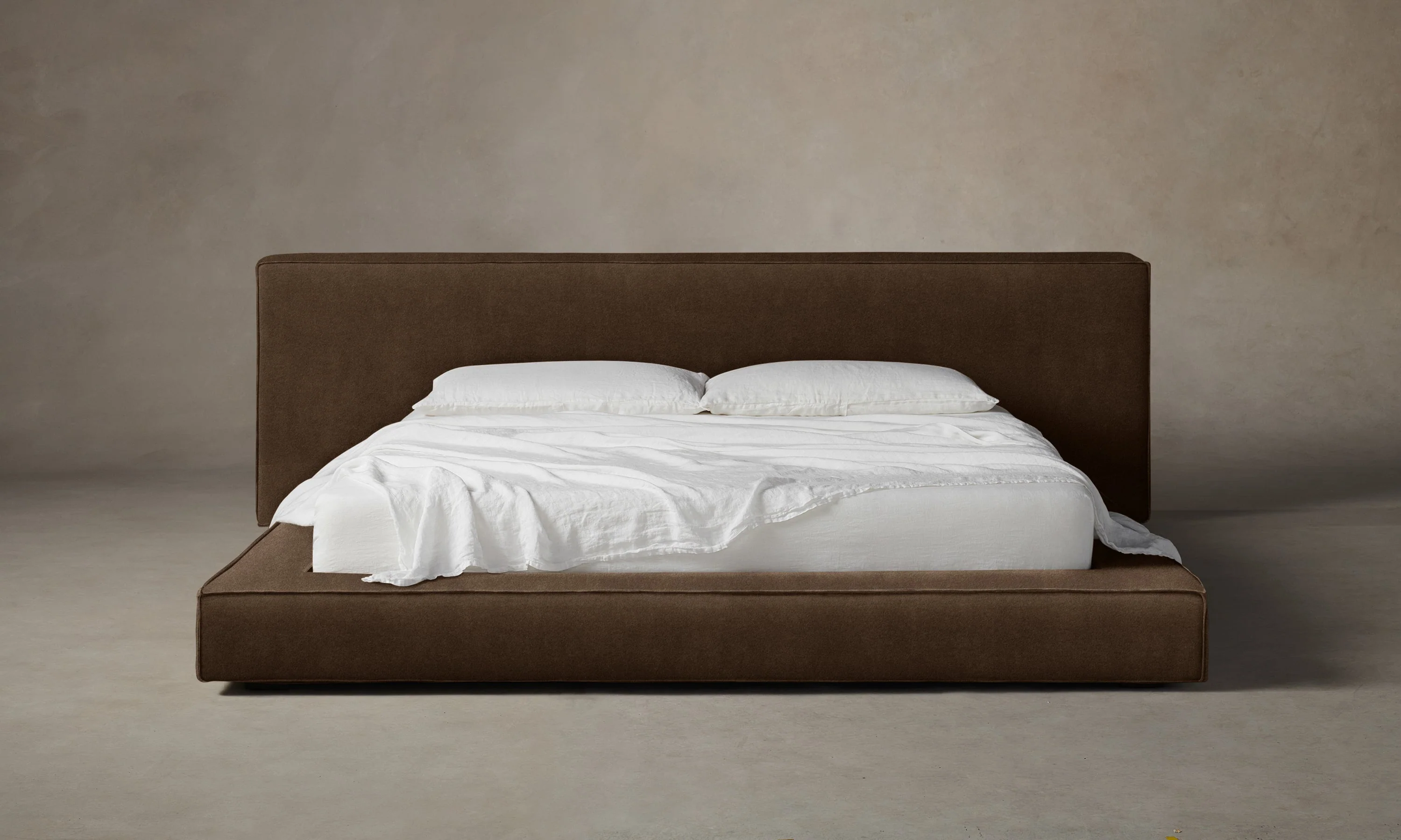 The Eldridge Bed - Performance Velvet Bark