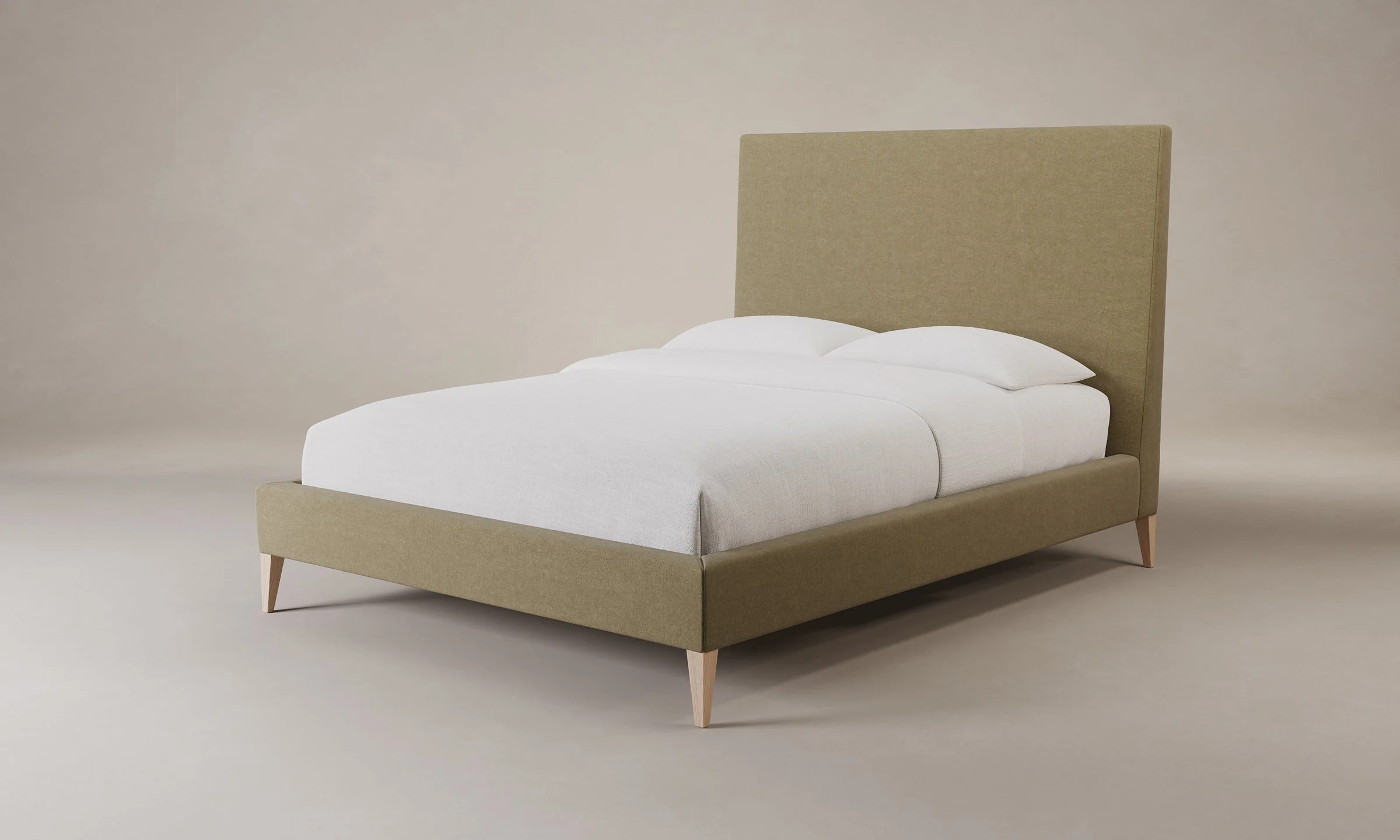 The Essex Bed - Mohair Almond - Image 4