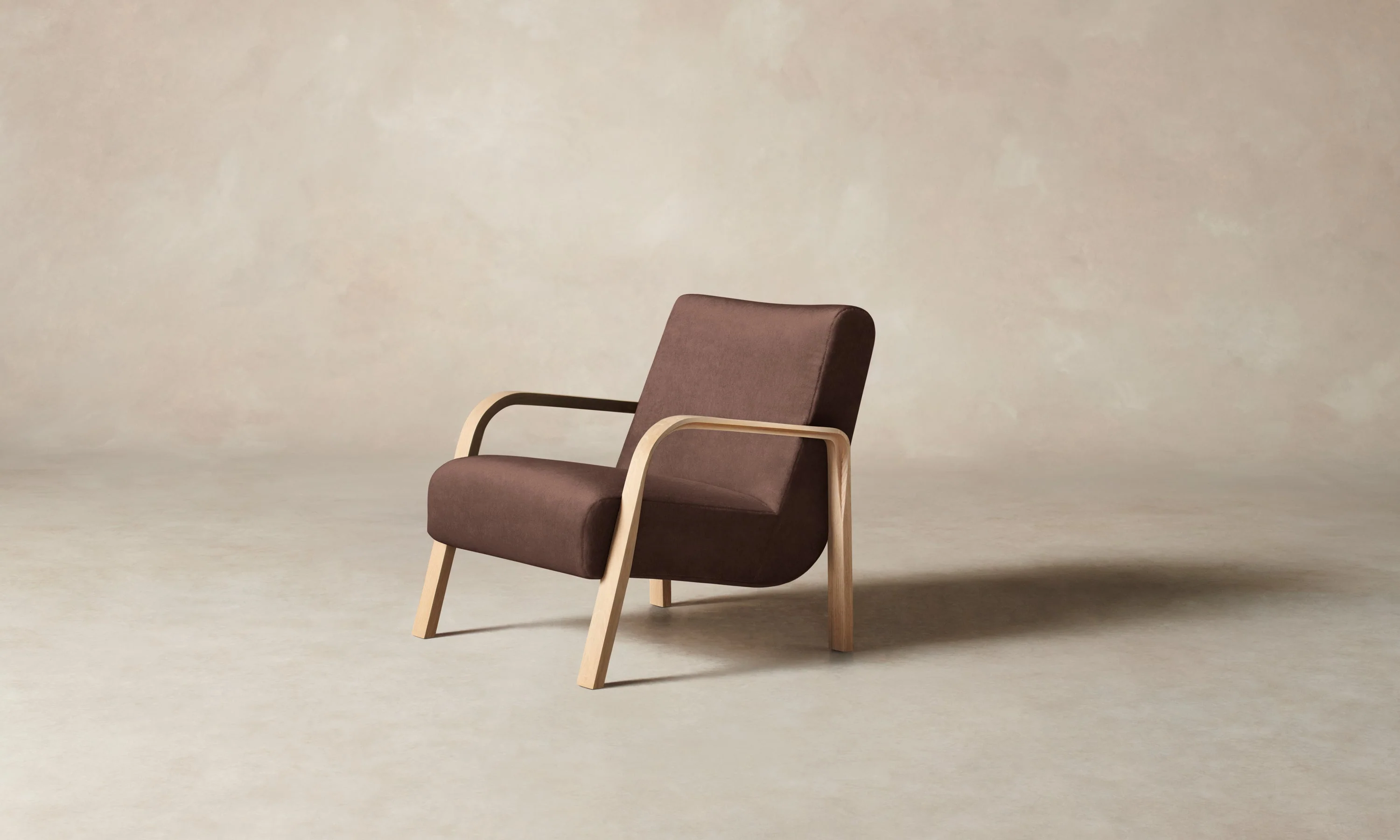 The Felix Chair - Marled Alpaca Velvet Molasses - Image 3