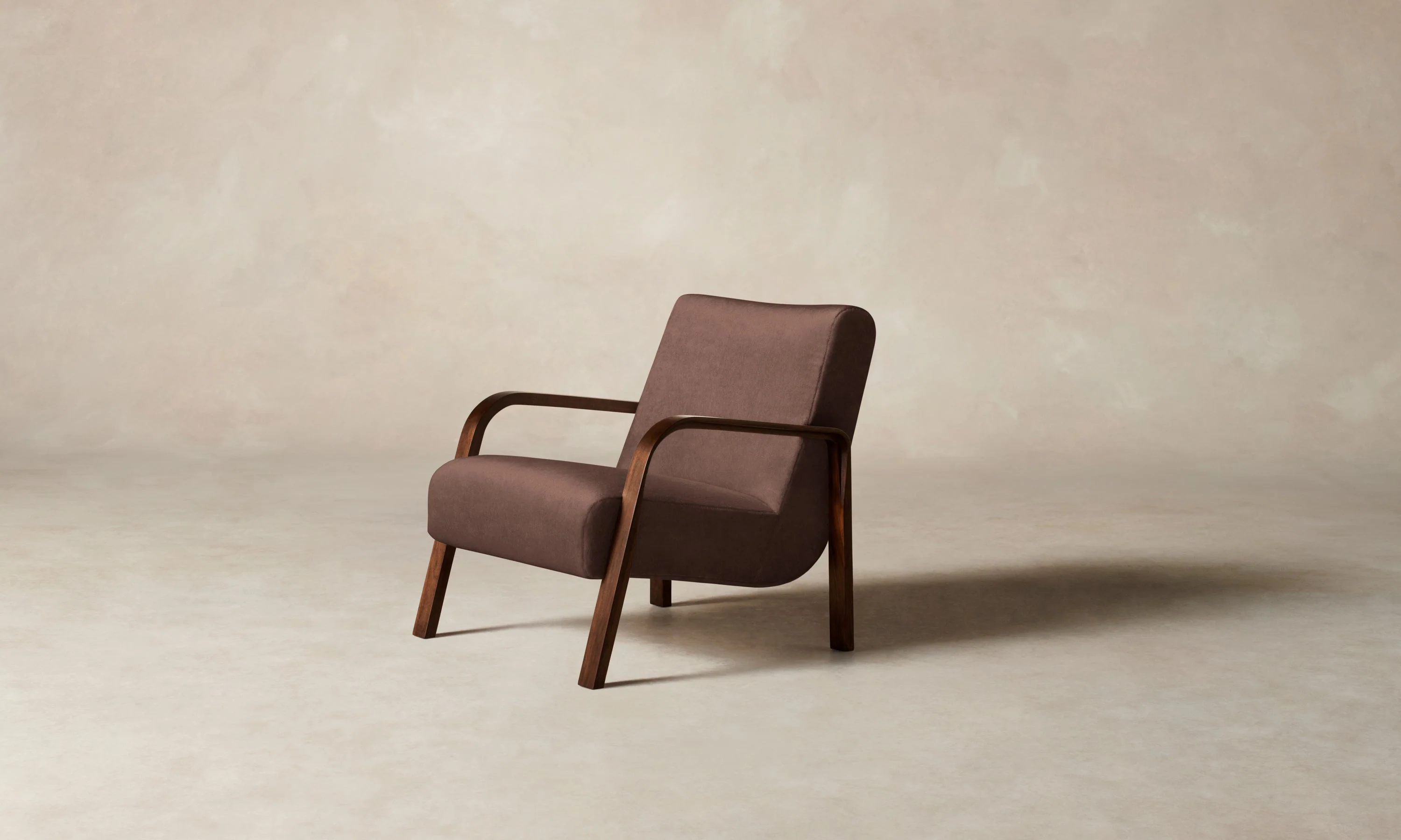 The Felix Chair - Marled Alpaca Velvet Molasses - Image 4