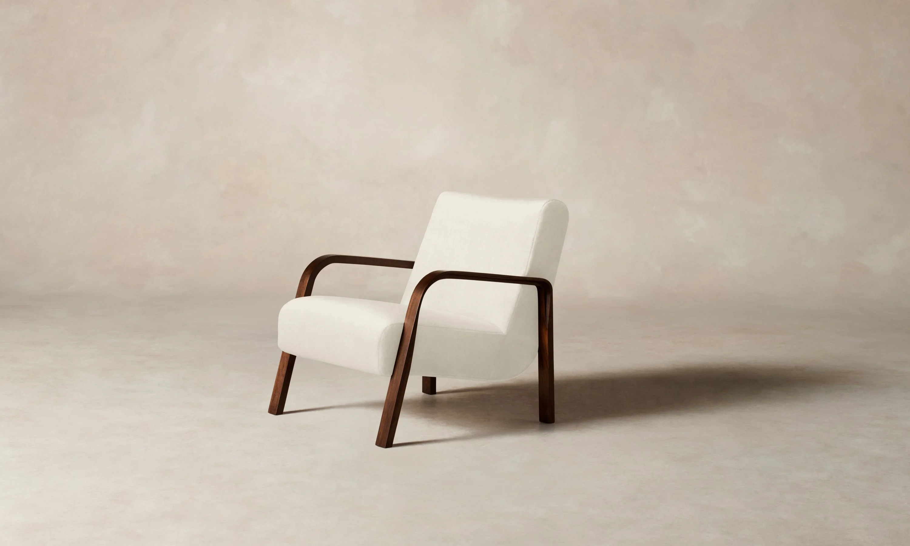 The Felix Chair - Marled Alpaca Velvet Porcelain - Image 4