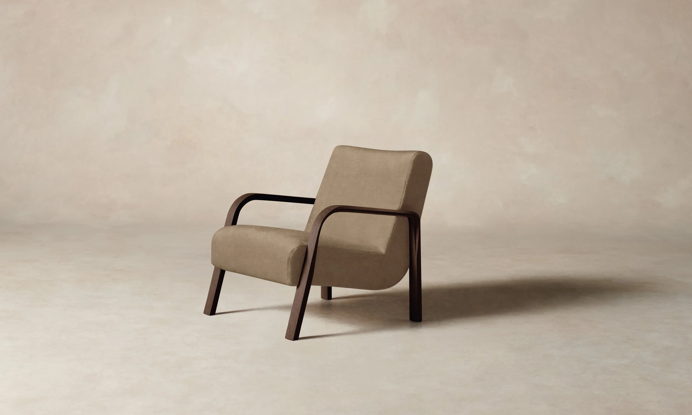 The Felix Chair - Mohair Almond - Image 2