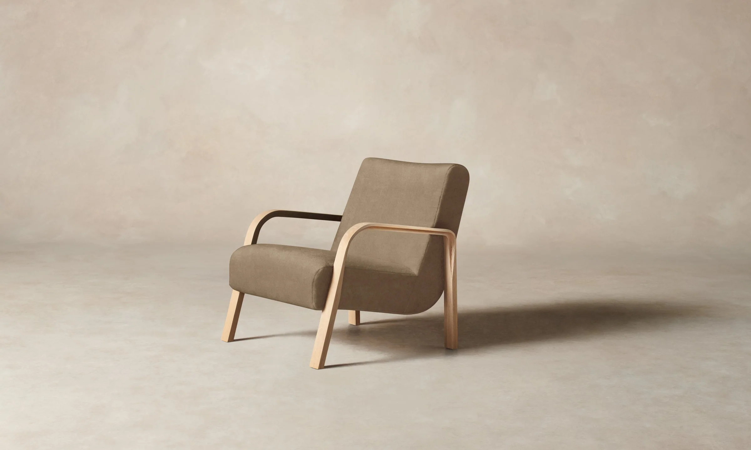 The Felix Chair - Mohair Almond - Image 3
