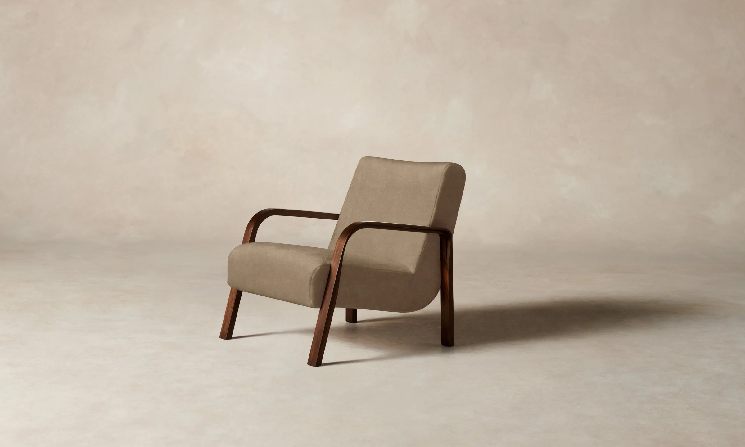 The Felix Chair - Mohair Almond - Image 4