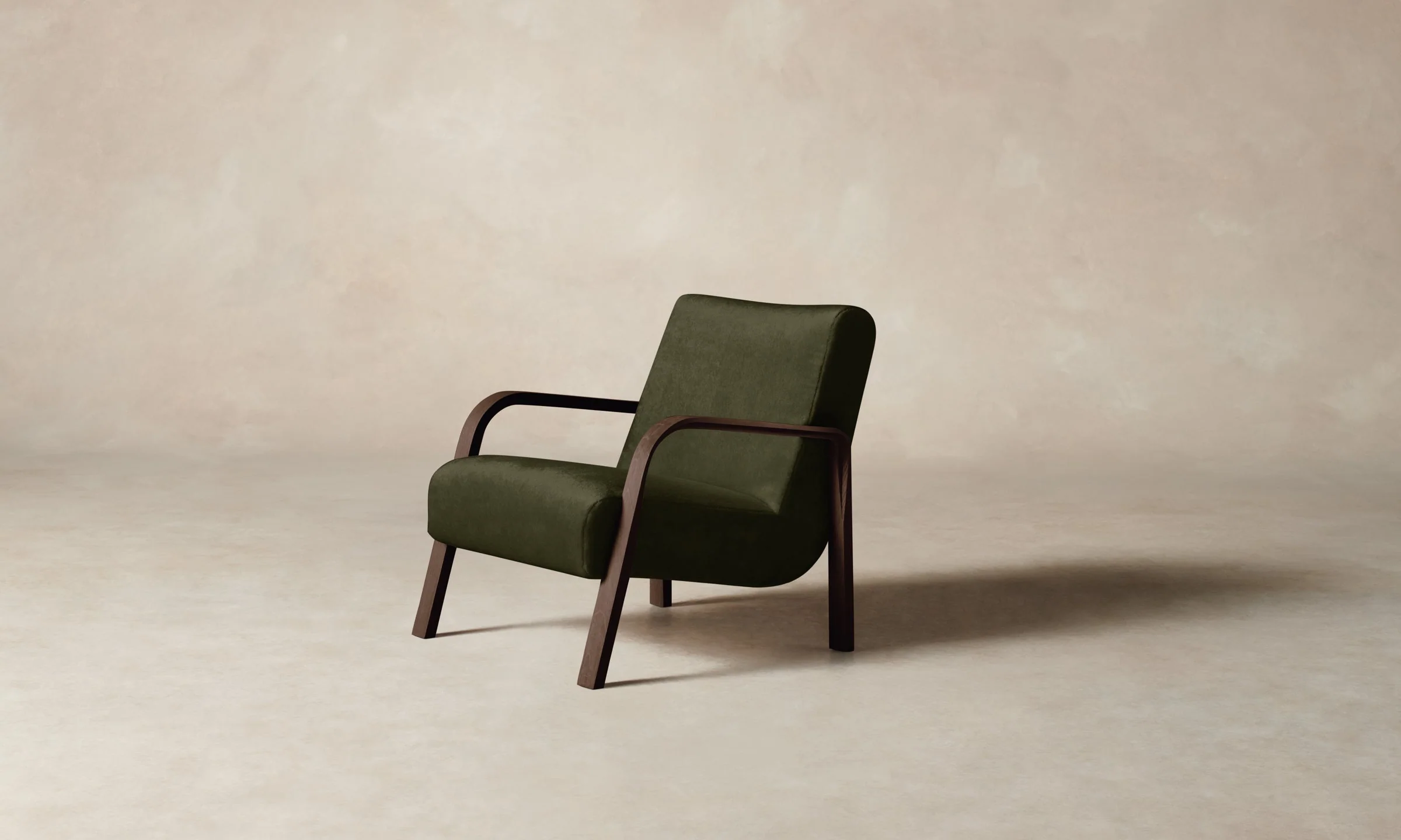 The Felix Chair - Performance Velvet Olive - Image 3