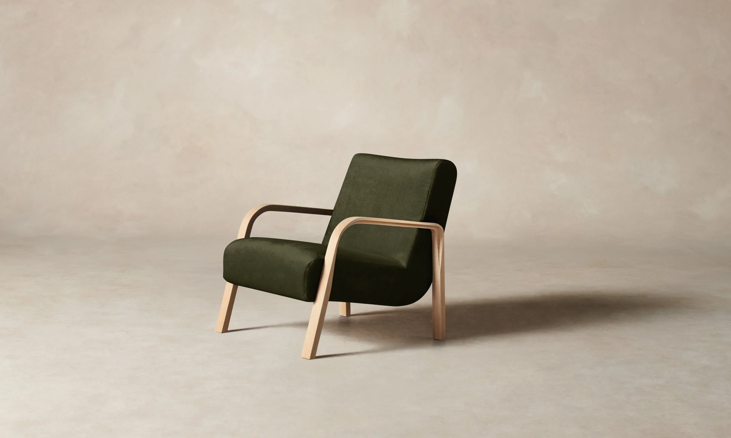 The Felix Chair - Performance Velvet Olive - Image 4