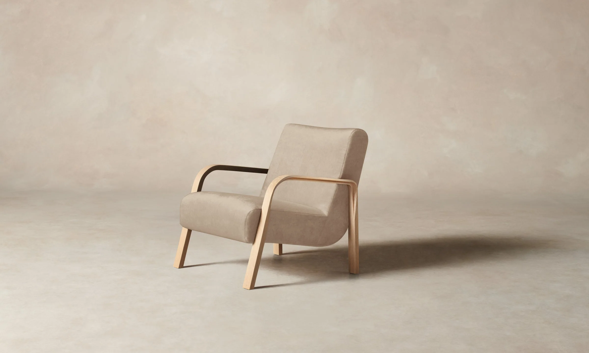 The Felix Chair - Performance Velvet Taupe - Image 4