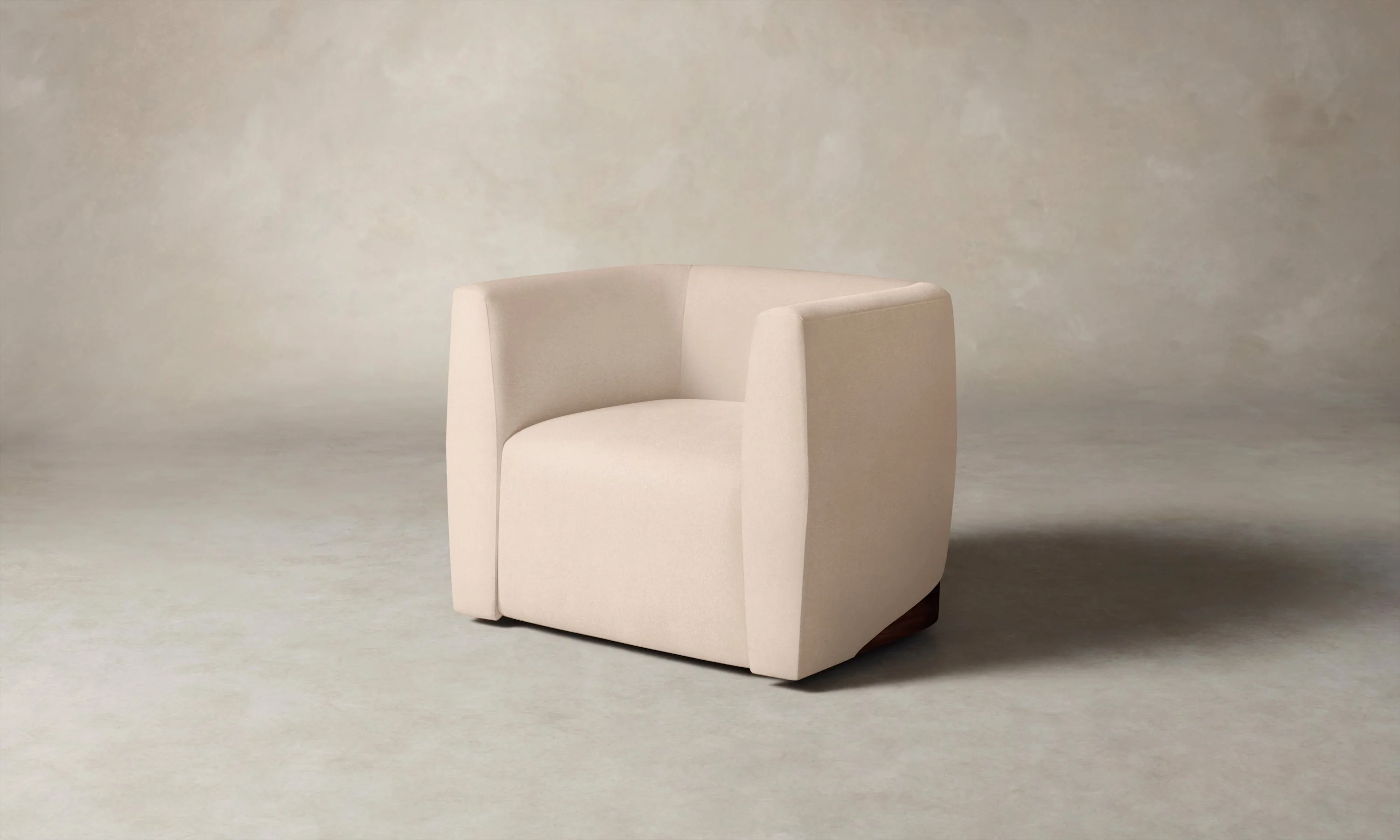 The Henri Swivel Chair - Marled Alpaca Velvet Rosette - Image 4