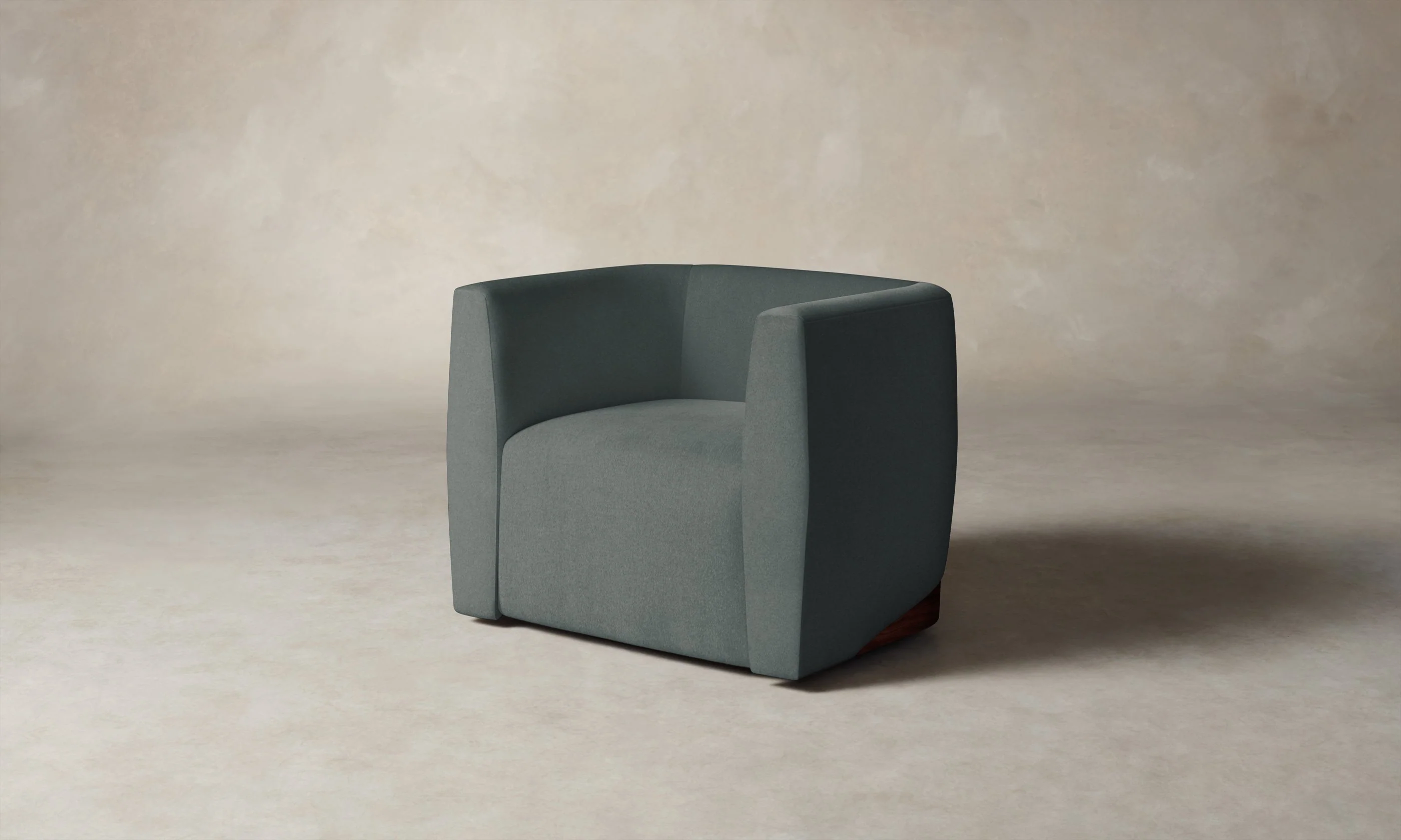 The Henri Swivel Chair - Mohair Fog - Image 4