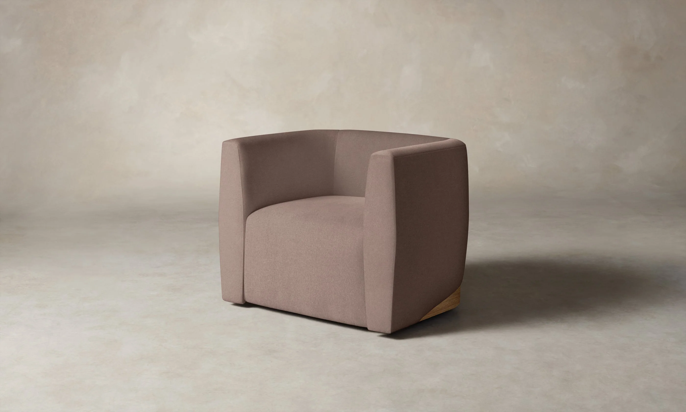 The Henri Swivel Chair - Mohair Peony - Image 3