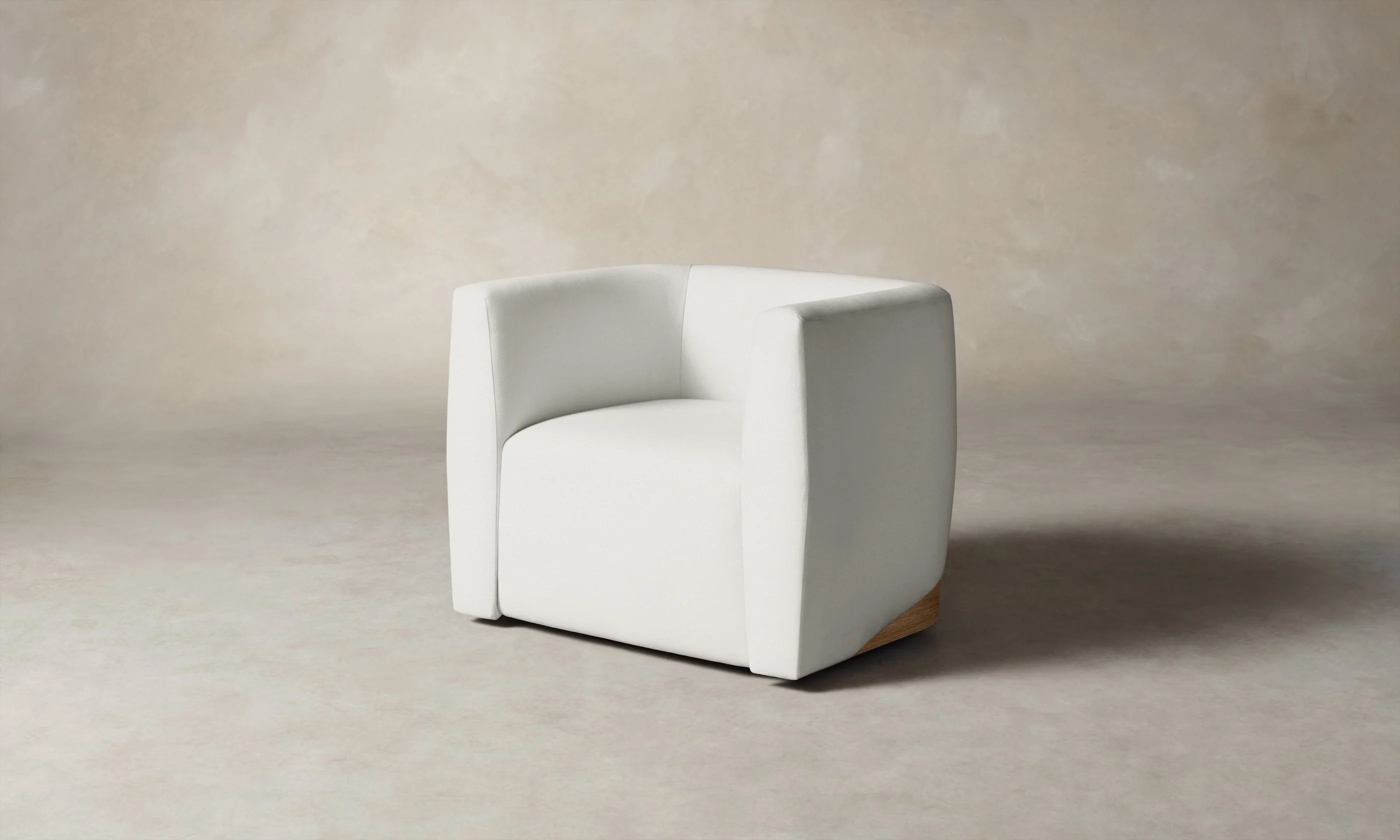 The Henri Swivel Chair - Performance Linen Weave Flour - Image 3