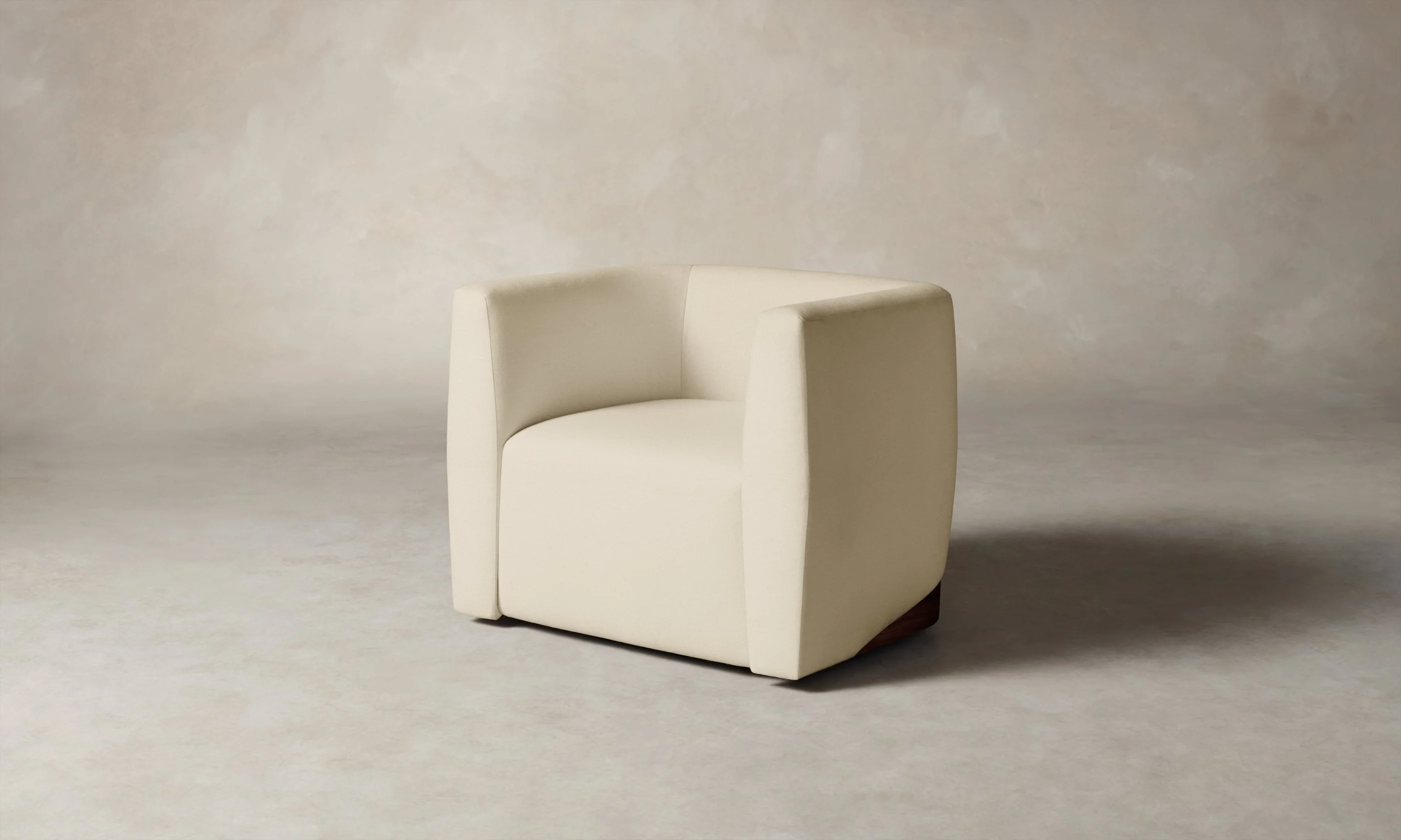 The Henri Swivel Chair - Performance Linen Weave Prairie - Image 4