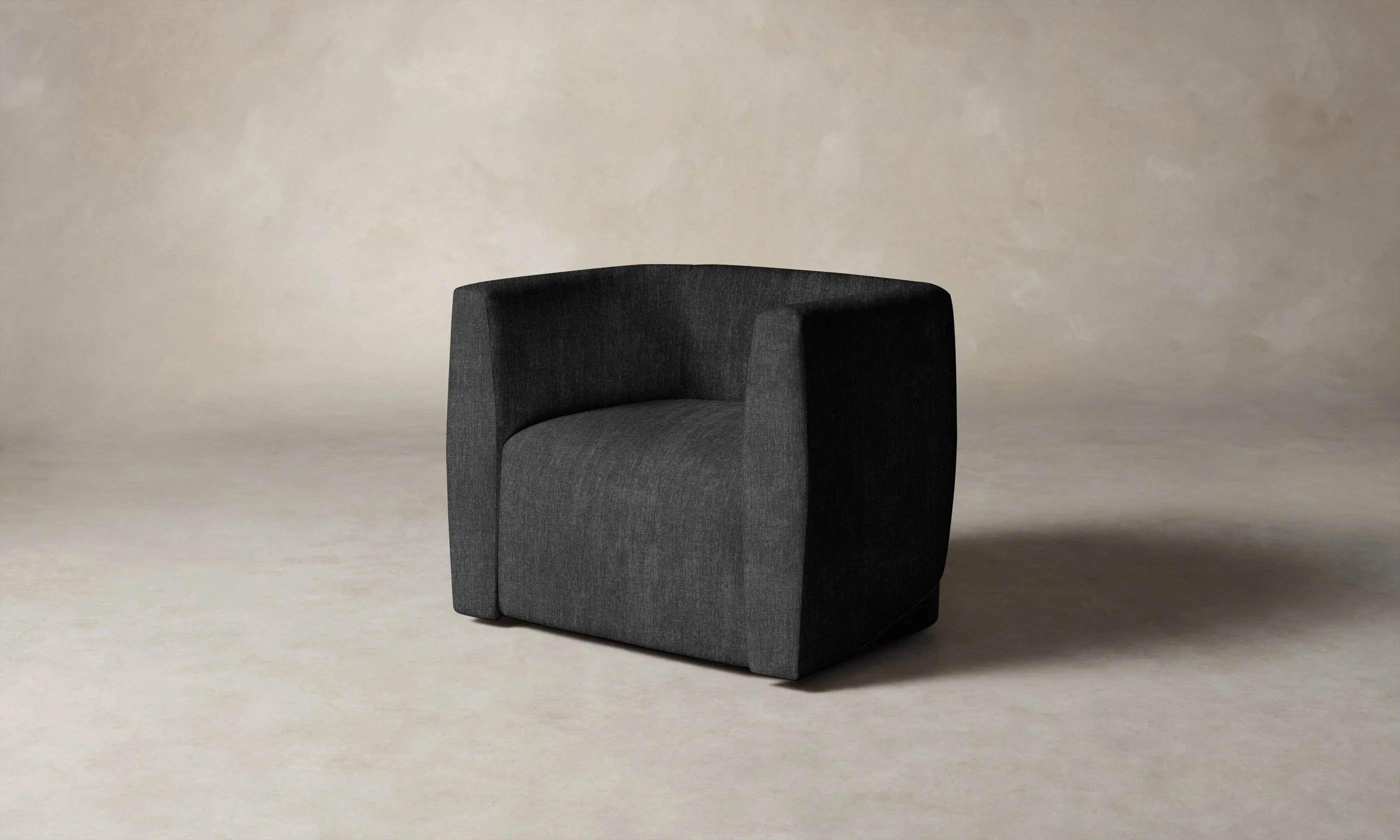 The Henri Swivel Chair - Performance Tweed Char