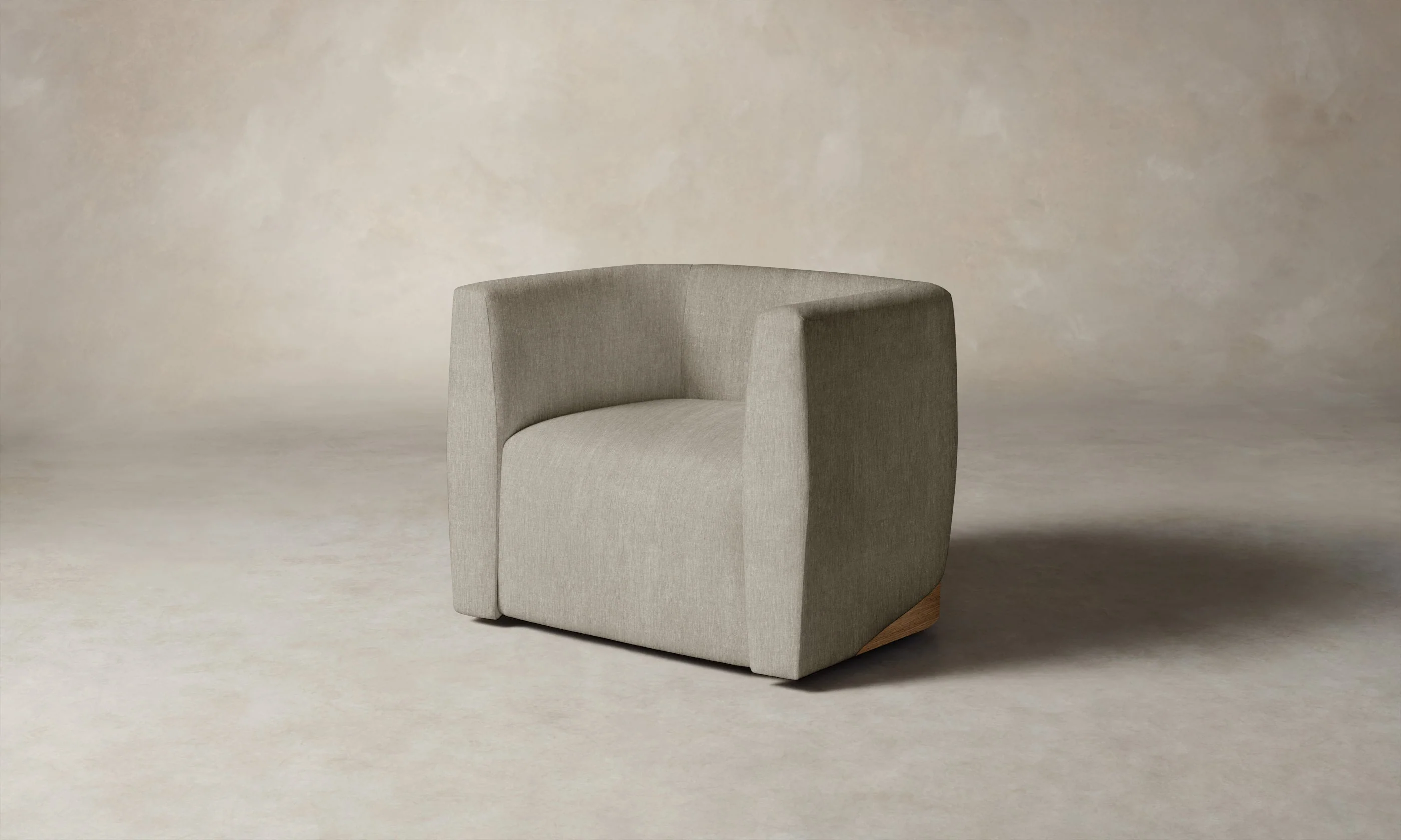 The Henri Swivel Chair - Performance Tweed Oatmeal - Image 3